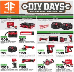 Preview of Mills Fleet Farm weekly ads valid from 07/13/2026