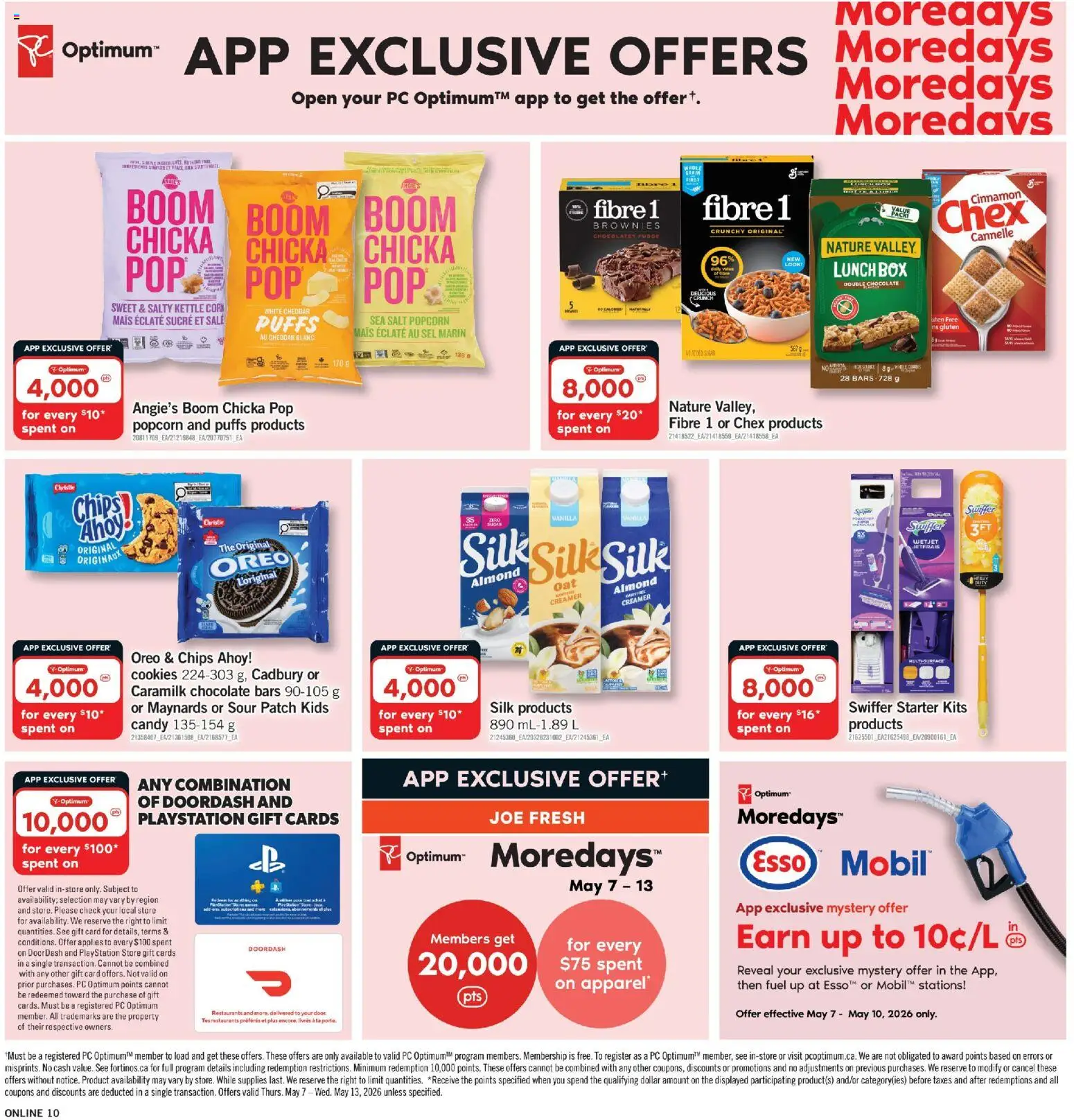 Fortinos flyer valid from 07.05.2026 | Page: 10 | Products: Chips, Hat, Cookies, PC