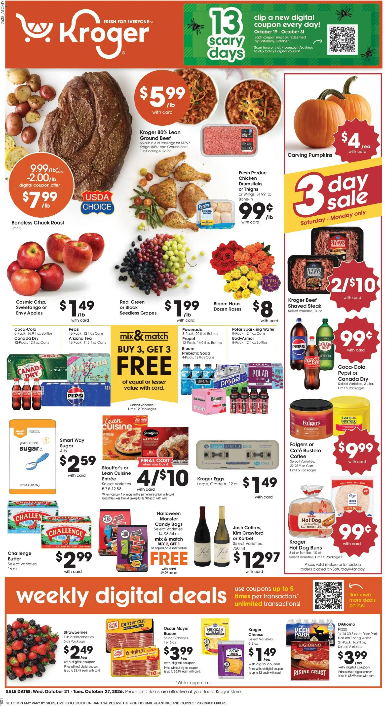 Kroger Weekly Ad - valid from 10/21/2026 | Page: 1