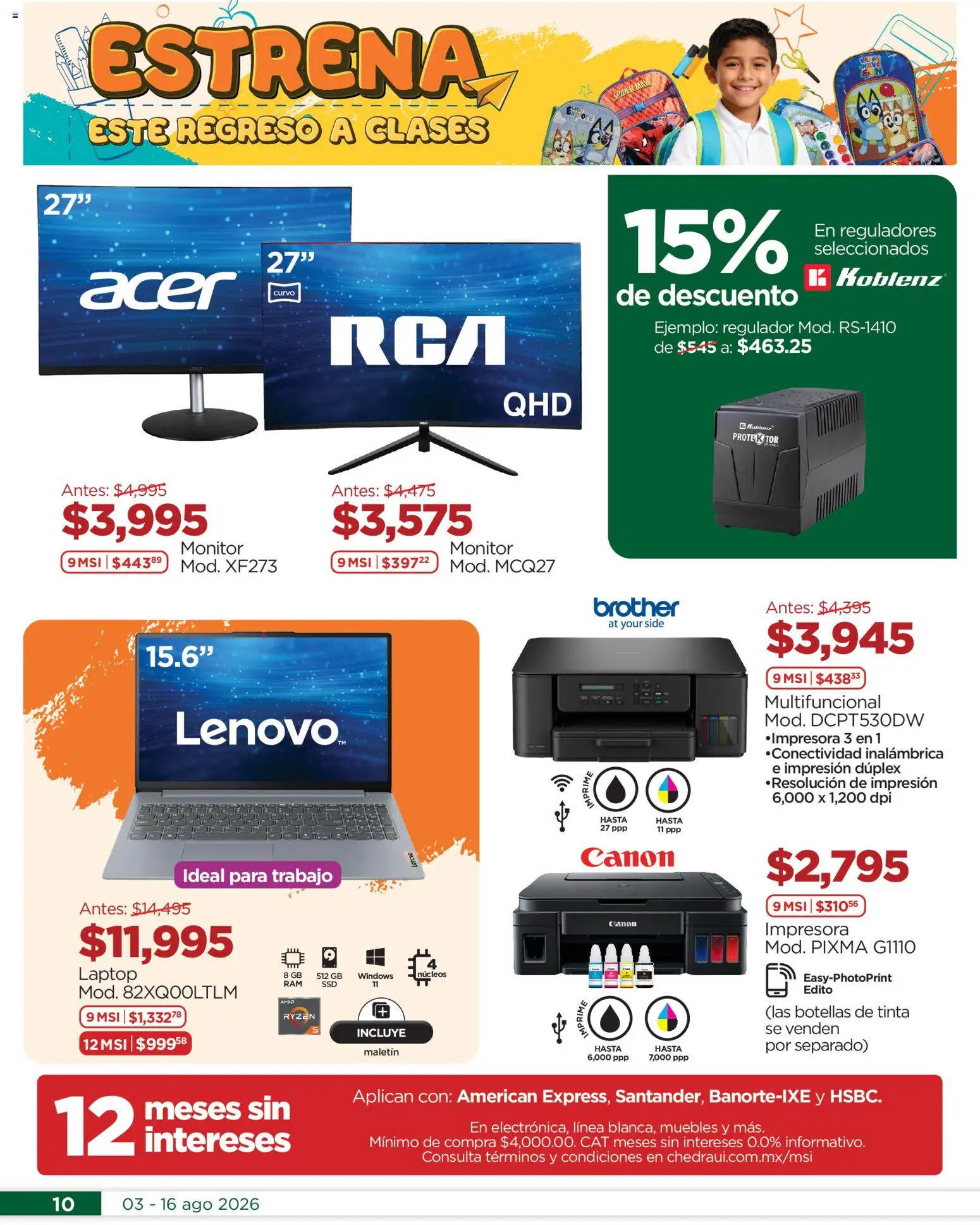 Nuevas ofertas de Chedraui válidas en toda la República Mexicana desde el 03/08/2026. ¡Encuentra las mejores ofertas en Chedraui folleto Por Ti ofertones! | Página: 10