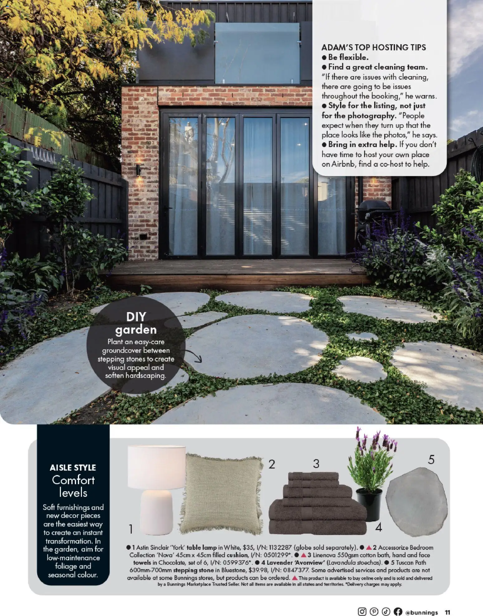 Bunnings Warehouse catalogue - valid from 01/10/2026 | Page: 57 | Products: Decor, Lamp, Towels, Stones