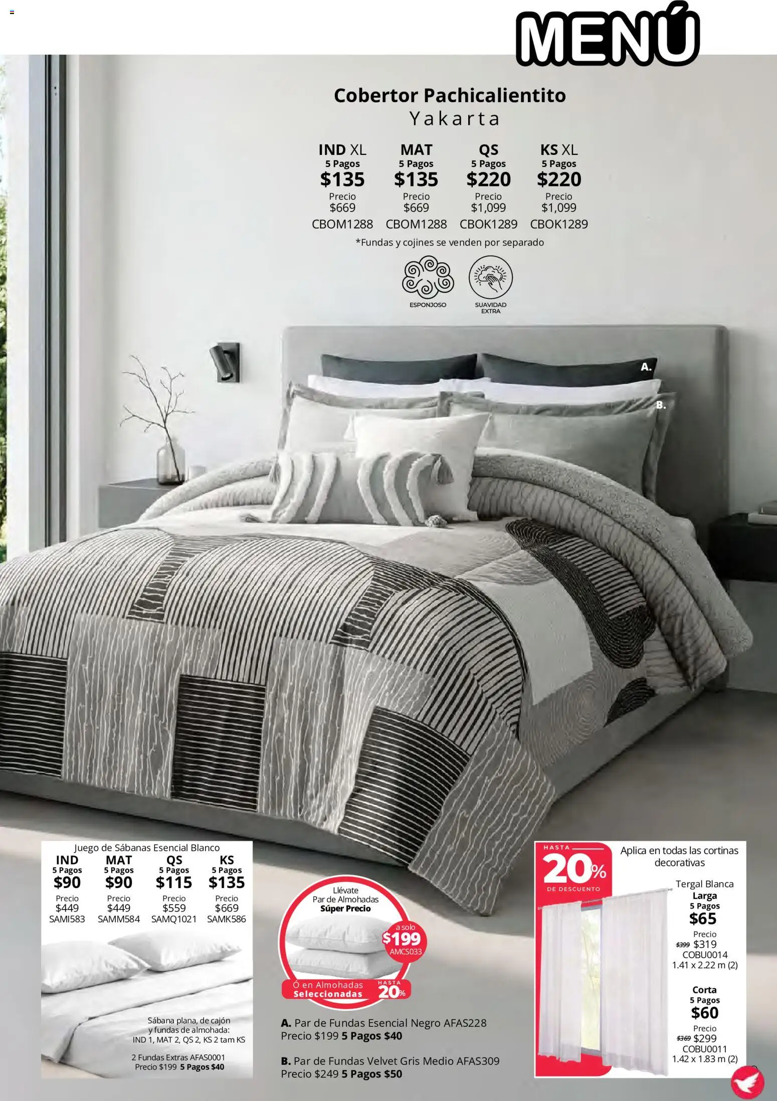 Nuevas ofertas de Colchas Concord válidas en toda la República Mexicana desde el 15/10/2026. ¡Encuentra las mejores ofertas en Colchas Concord catálogo Colección Cobertor Calor de Hogar! | Página: 9