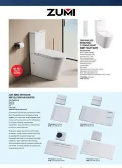 Preview of Mitre 10 2026 Bathroom Innovation E-Selection Guide - valid from 07.05.2026 | Page: 7 | Products: Light, Suite, Water, Dryer