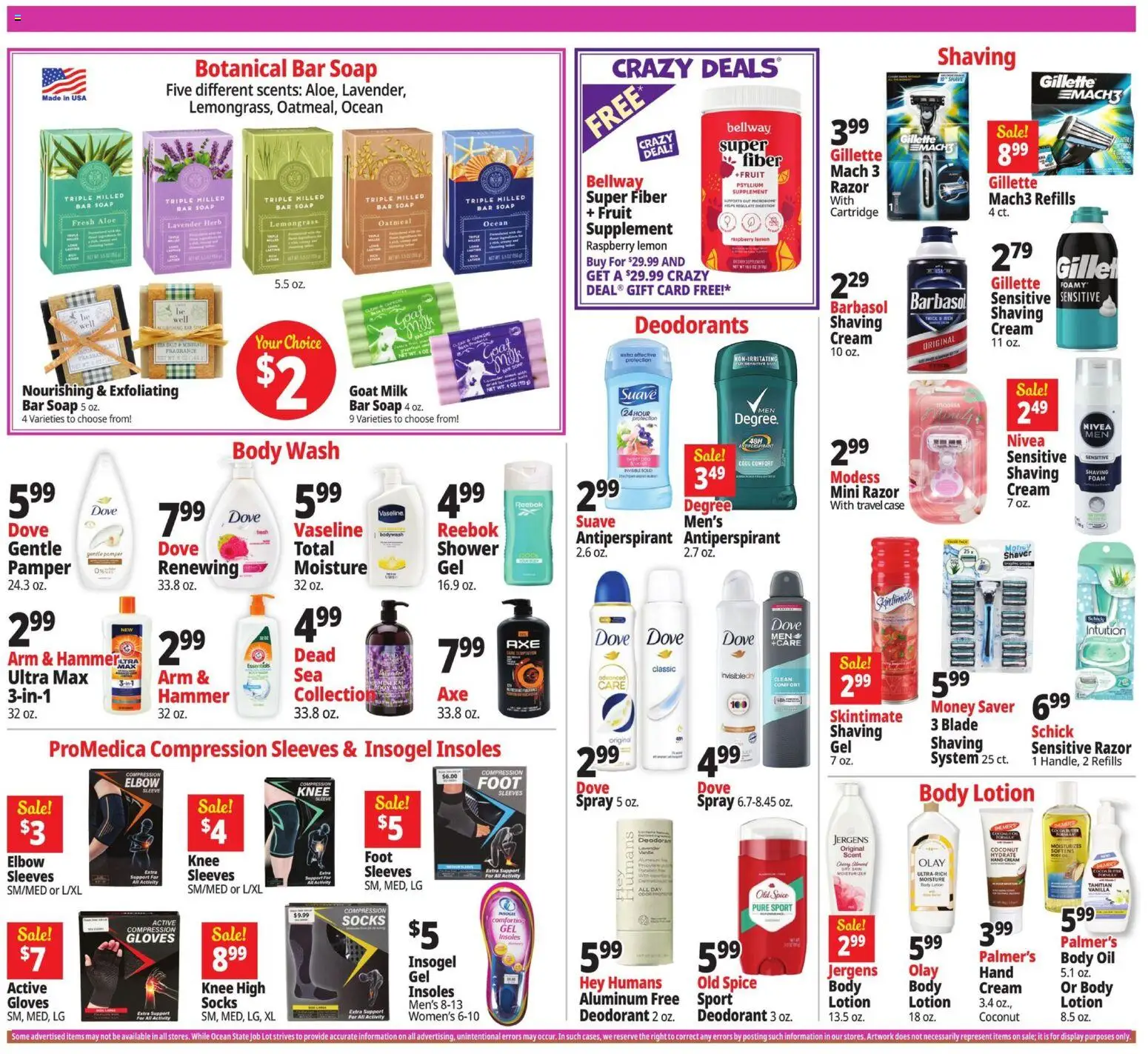 Ocean State Job Lot Weekly Ad - valid from 28.05.2026 | Page: 17 | Products: Milk, Soap, Cream, Raspberry