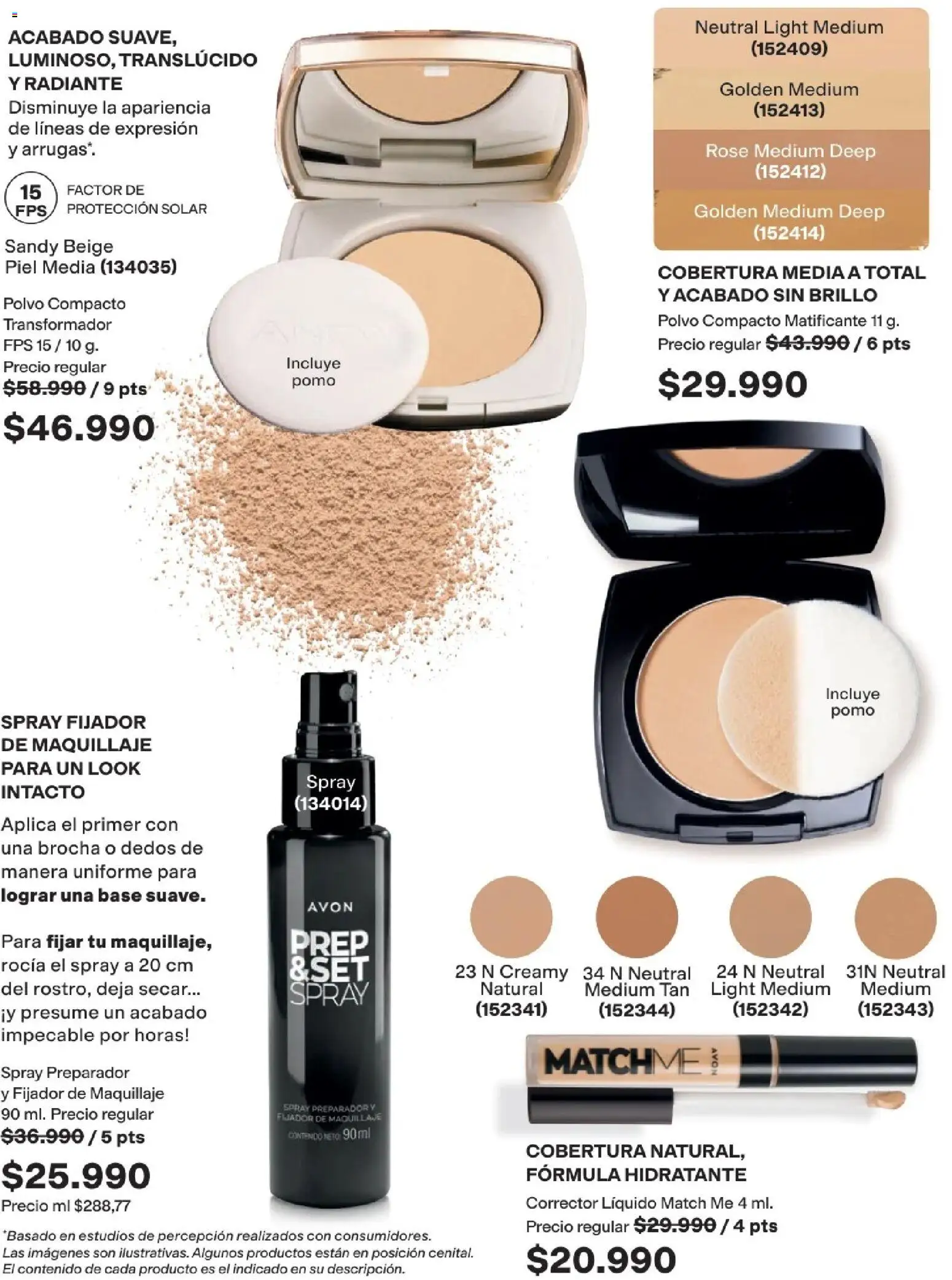 Avon revista - valida desde el 01.08.2026 | Página: 47 | Productos: Fijador, Brillo, Brocha, Polvo