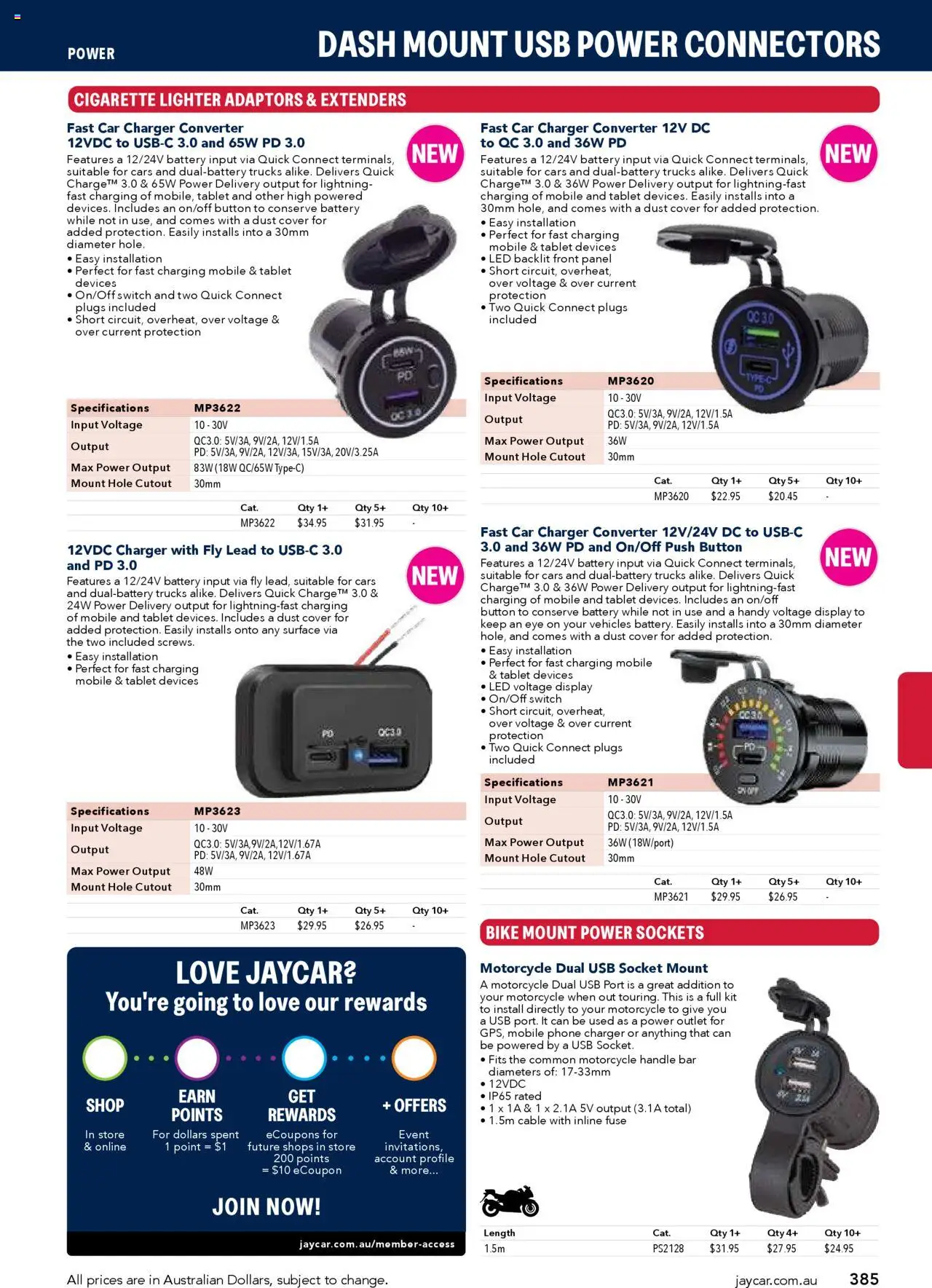 Jaycar catalogue - valid from 09/07/2025 | Page: 385 | Products: Battery, Charger, Mobile, Dust cover