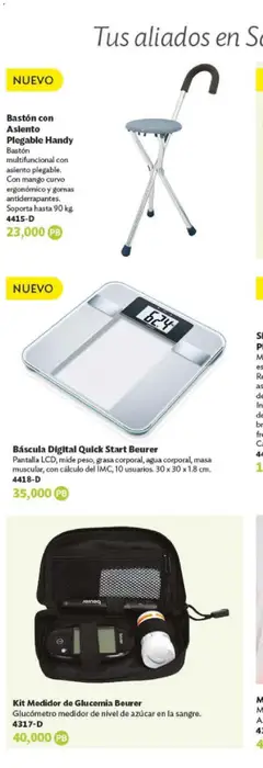 Vista previa de Betterware Catálogo de Premios, nuevo folleto de la tienda, válido en México a partir del 29/06/2026 | Página: 100 | Productos: Azúcar, Agua, Mango, Báscula digital