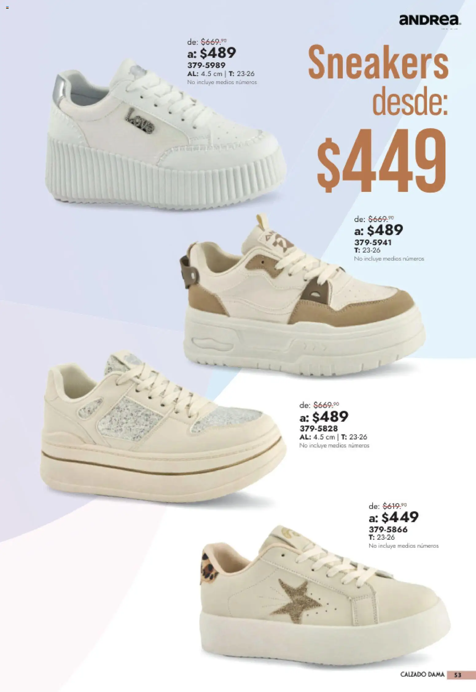 Nuevas ofertas de Andrea válidas en toda la República Mexicana desde el 26/07/2026. ¡Encuentra las mejores ofertas en Andrea catálogo Outlet! | Página: 53