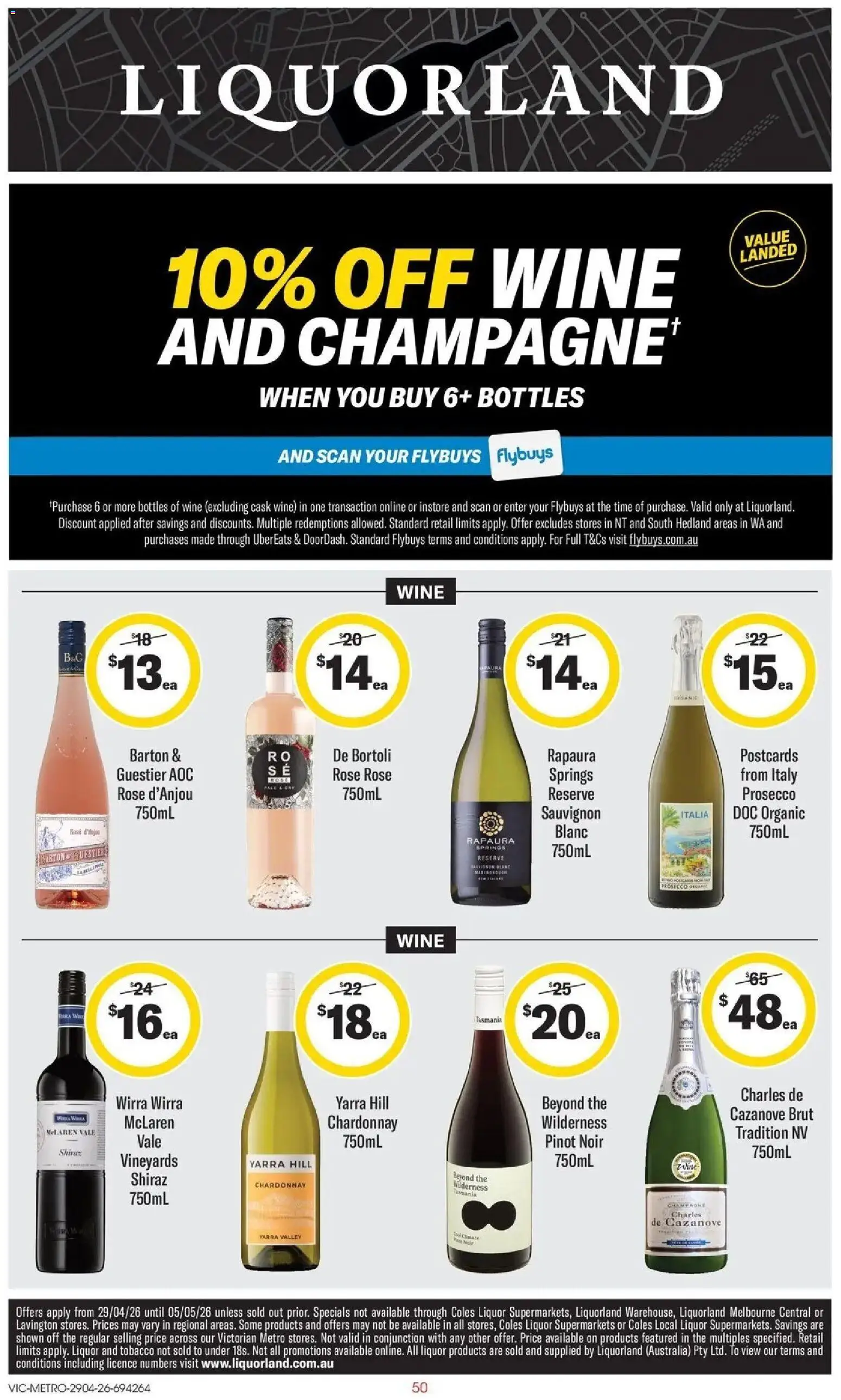 Coles catalogue - valid from 28.04.2026 | Page: 50 | Products: Wine