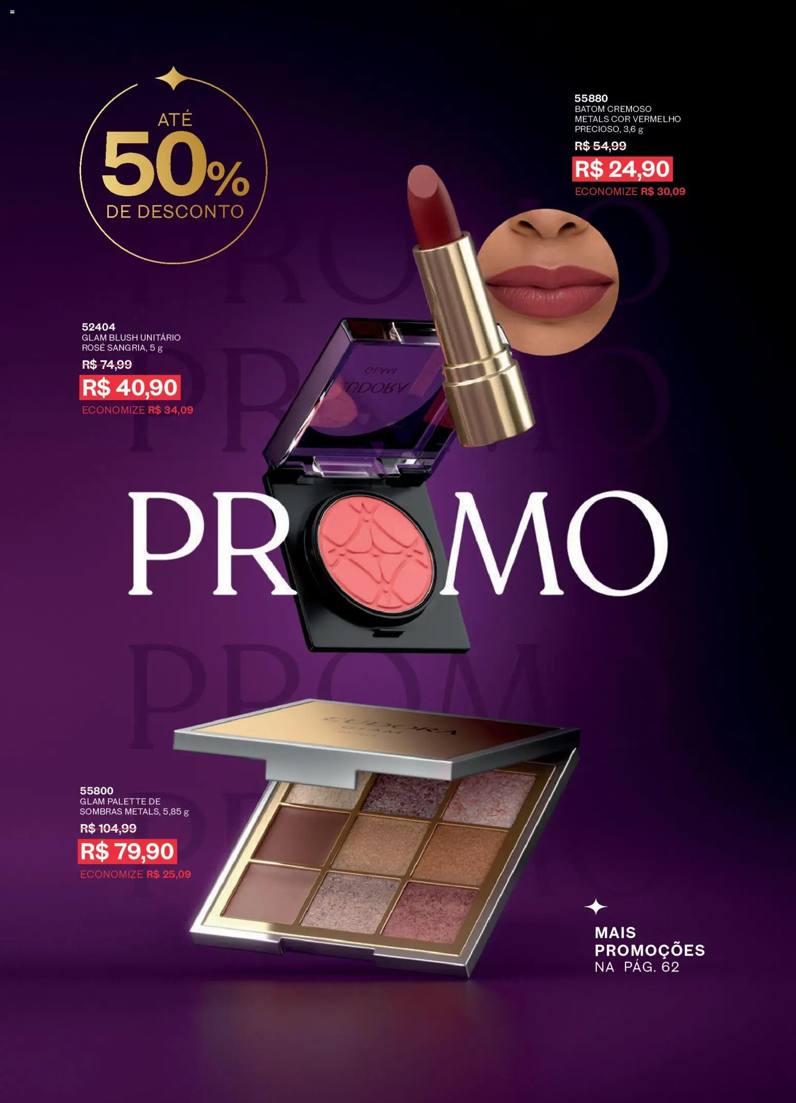 Eudora Folheto - válido de 16/09/2026 | Página: 3 | Produtos: Blush, Batom