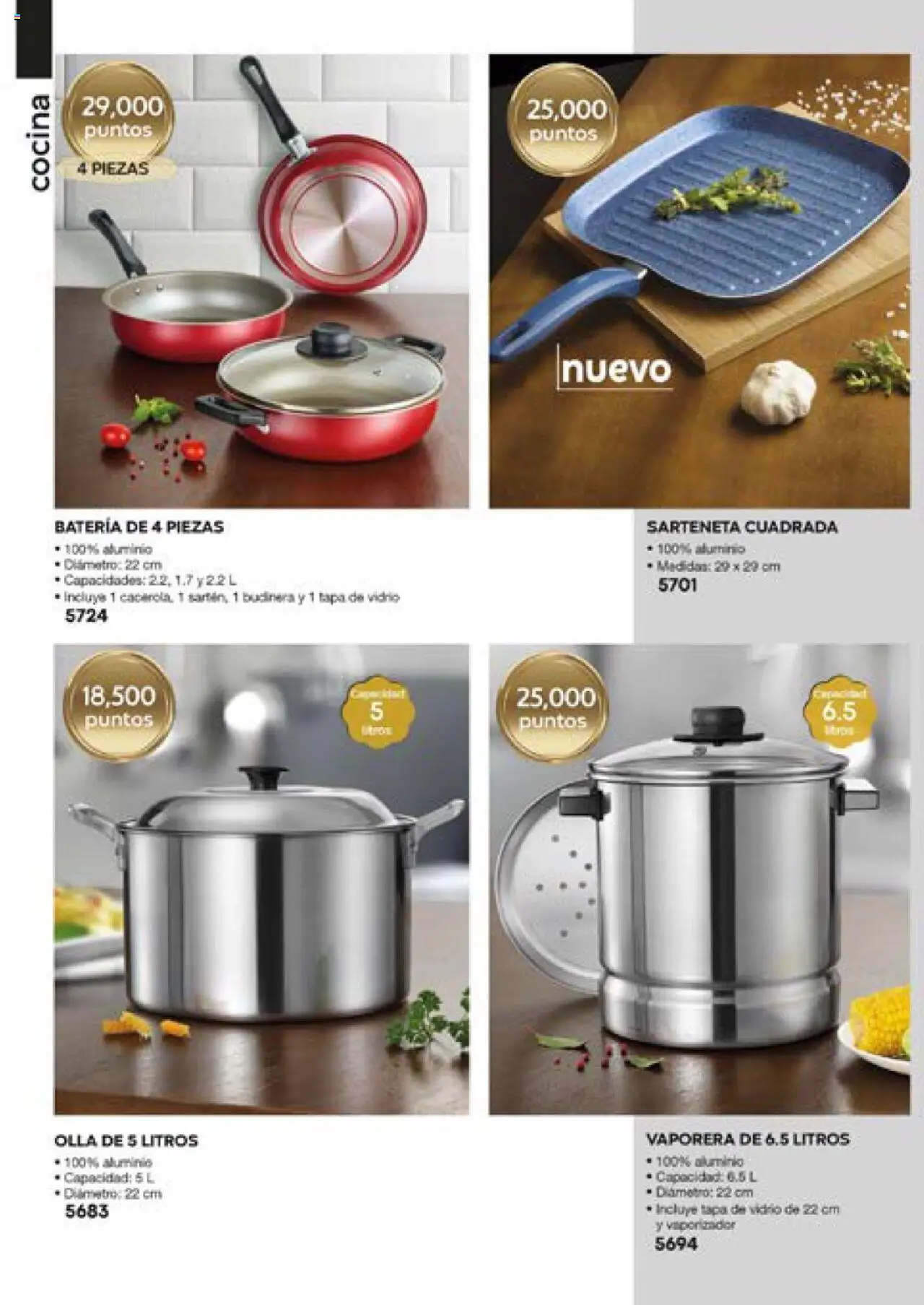 Nuevas ofertas de Fuller válidas en toda la República Mexicana desde el 13.06.2025. ¡Encuentra las mejores ofertas en Fuller catálogo Puntos! | Página: 8 | Productos: Pan, Budinera, Cocina, Batería