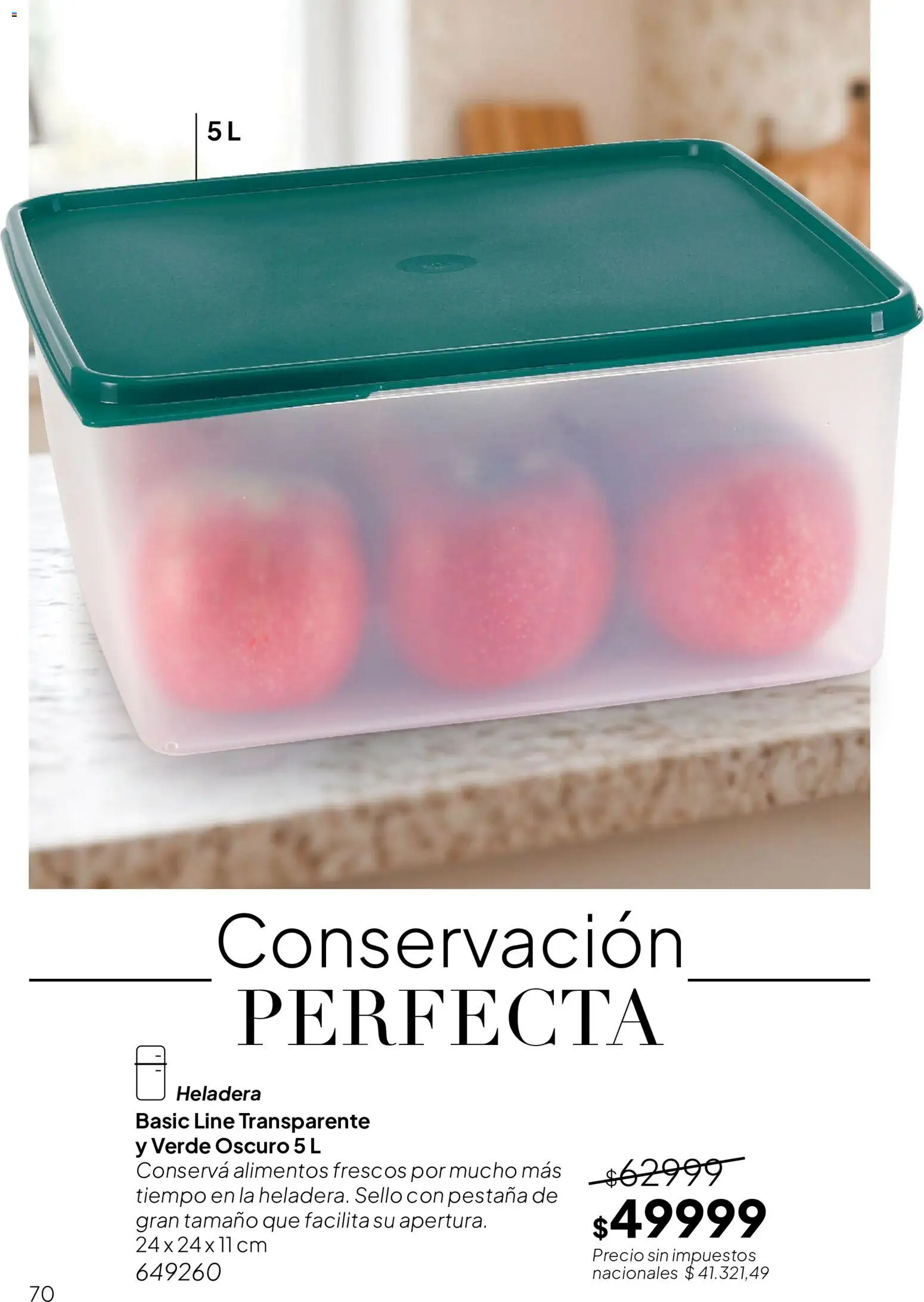 Tupperware Folleto │ válido desde el 01/09/2026 | Página: 71 | Productos: Alimentos, Heladera