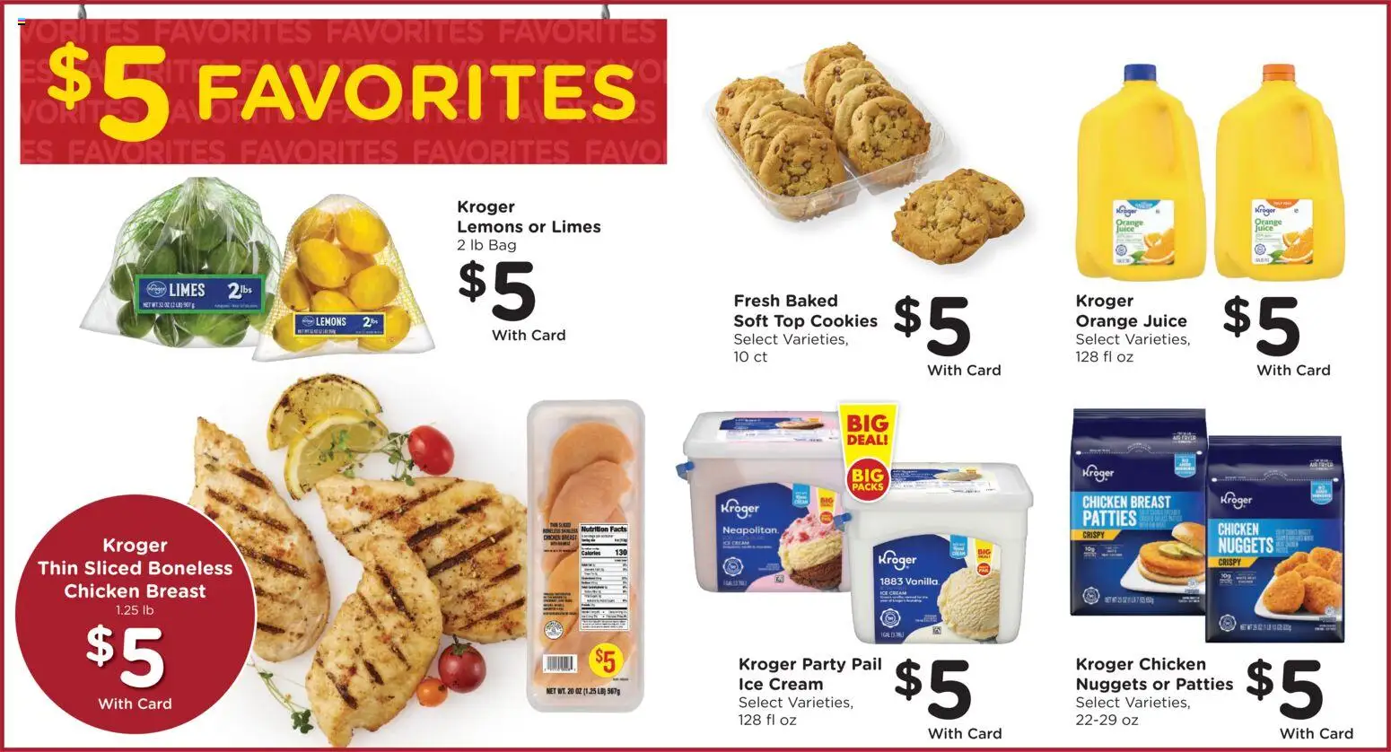 Fry's Food Weekly Ad - valid from 07/22/2026 | Page: 14 | Products: Cream, Cookies, Ice cream, Bag