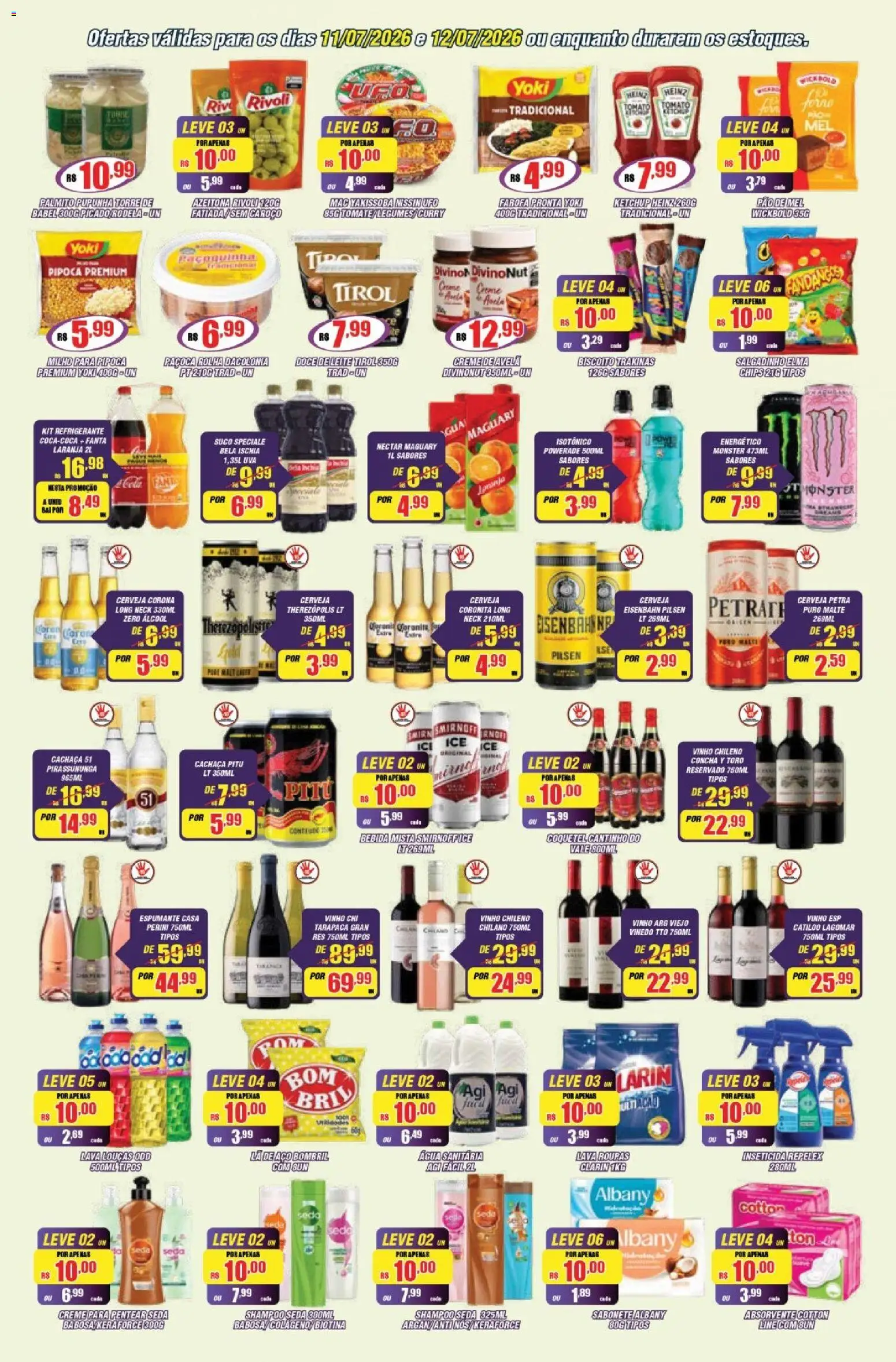 Violeta Supermercados Folheto - válido de 11/07/2026 | Página: 3 | Produtos: Biscoito, Eisenbahn, Sabonete, Creme de avelã