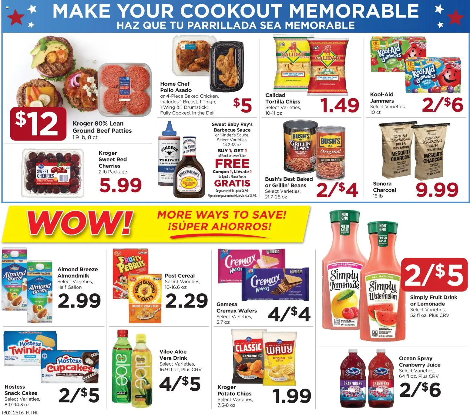 Food 4 Less Weekly Ad - valid from 20.05.2026 | Page: 3 | Products: Chocolate, Sponge, Sauce, Watermelon