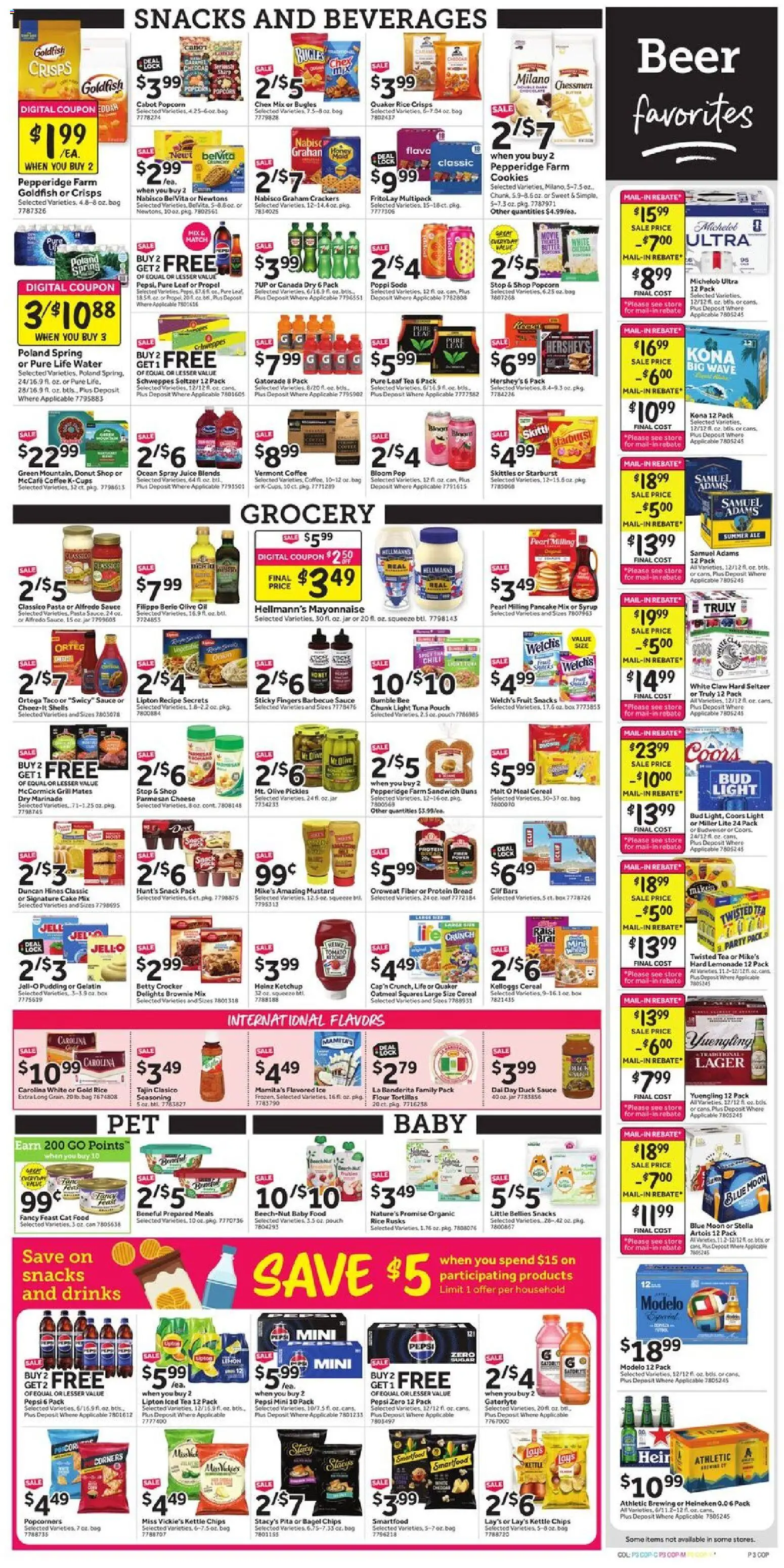 Stop & Shop Weekly Circular - NY - valid from 07/03/2026 | Page: 7 | Products: Ketchup, Water, Watch, Kettle