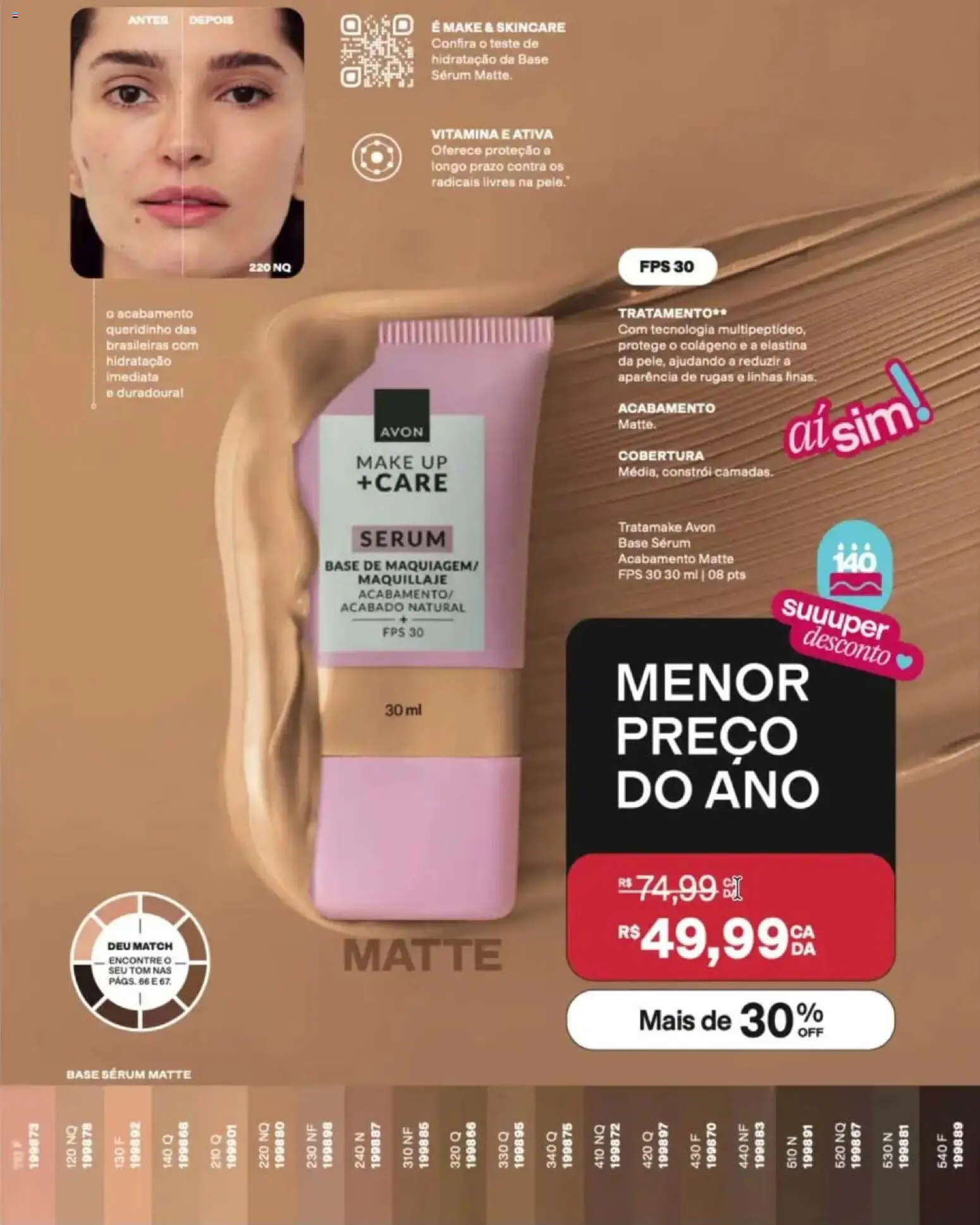 Avon Folheto - válido de 12/10/2026 | Página: 73 | Produtos: Colágeno, Base, Sérum