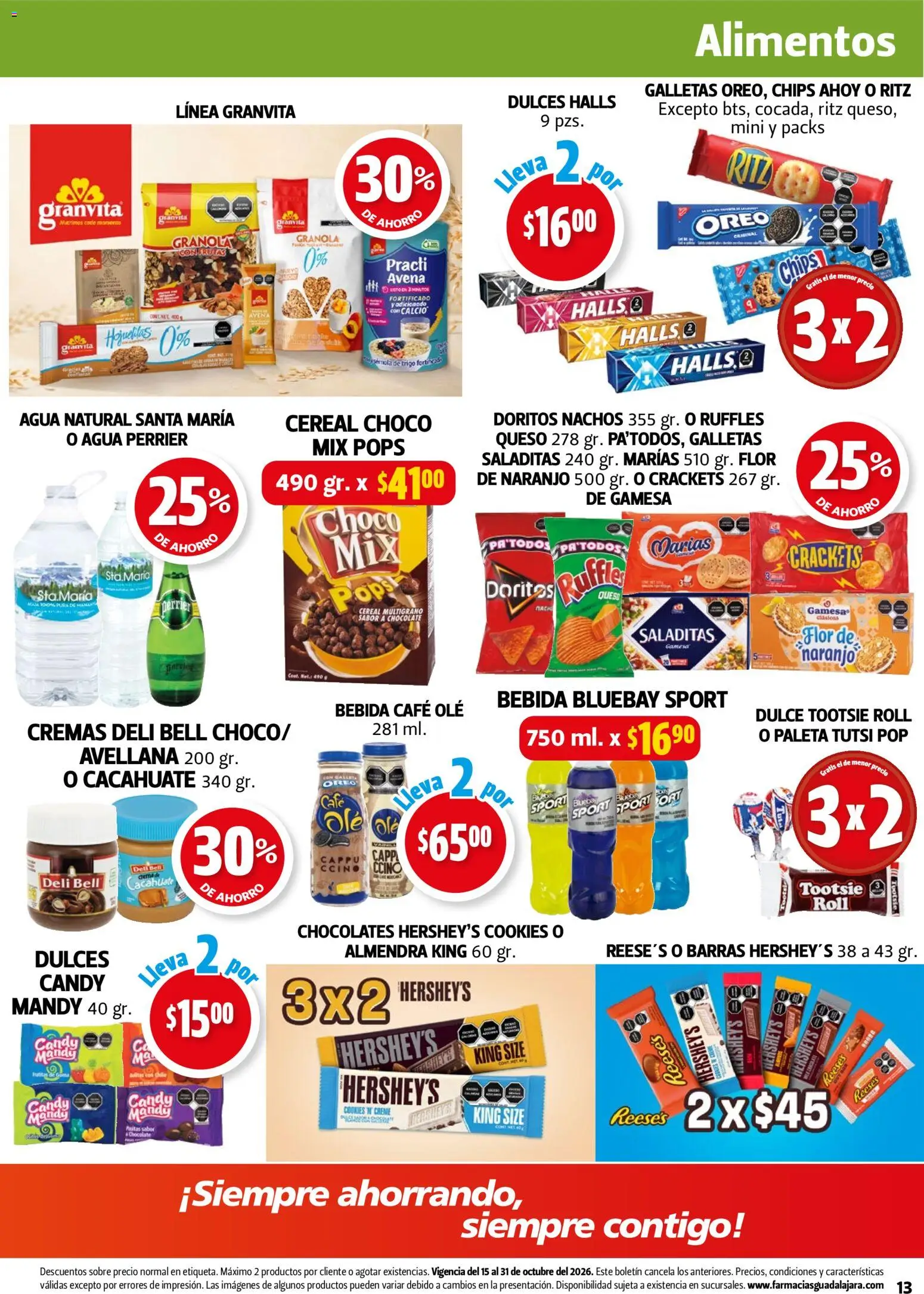 Nuevas ofertas de Farmacia Guadalajara válidas en toda la República Mexicana desde el 15/10/2026. ¡Encuentra las mejores ofertas en Farmacia Guadalajara catálogo! | Página: 13