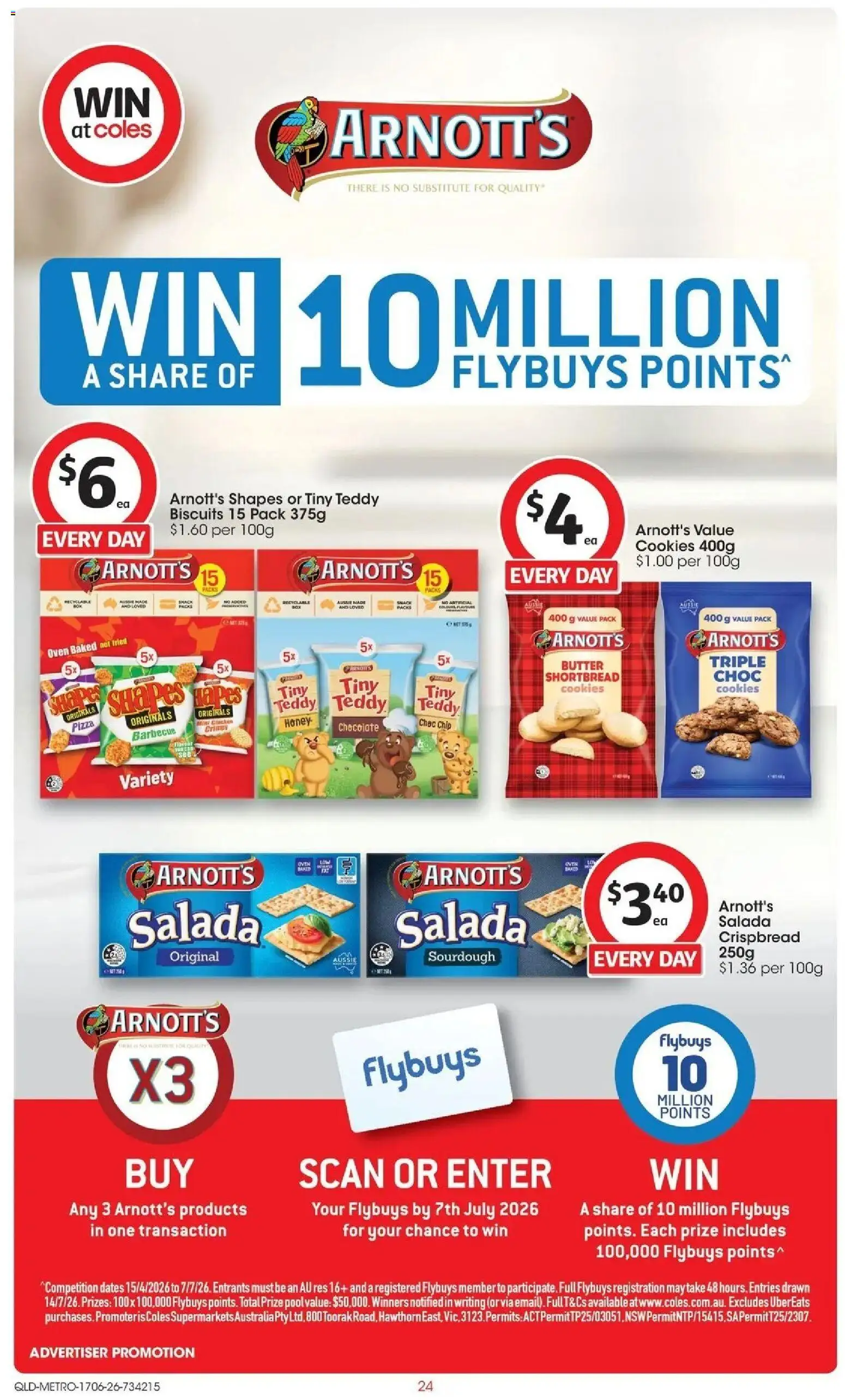 Coles catalogue - valid from 16.06.2026 | Page: 24 | Products: Chocolate, Honey, Biscuits, Oven