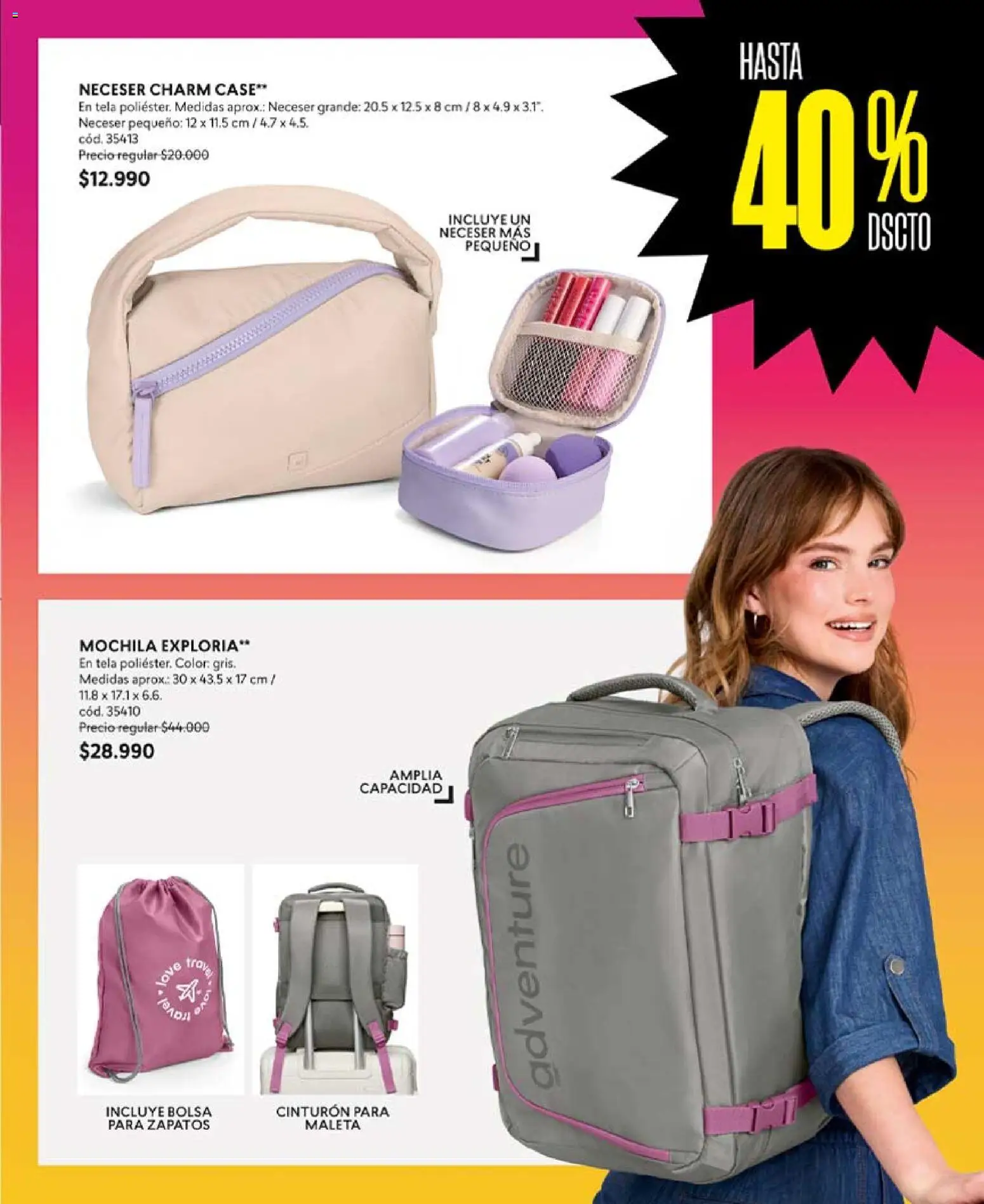 Catálogo CyZone Campaña 11 │ válido desde el 14.06.2026 | Página: 35 | Productos: Bolsa, Zapatos, Maleta, Cinturón