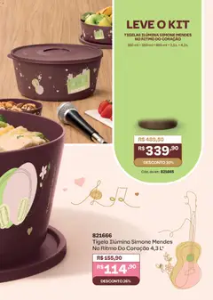 Tupperware catálogo Vitrine 06 - Pré-Visualização do folheto da loja Tupperware, válido de 01.06.2026 | Página: 9 | Produtos: Tigela