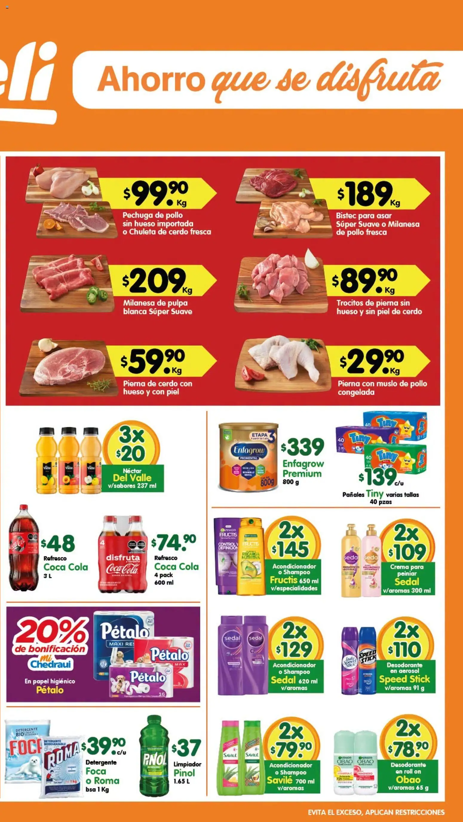 Nuevas ofertas de Arteli válidas en toda la República Mexicana desde el 18/09/2026. ¡Encuentra las mejores ofertas en Arteli folleto Express! | Página: 2 | Productos: Milanesa, Crema, Pañales, Acondicionador