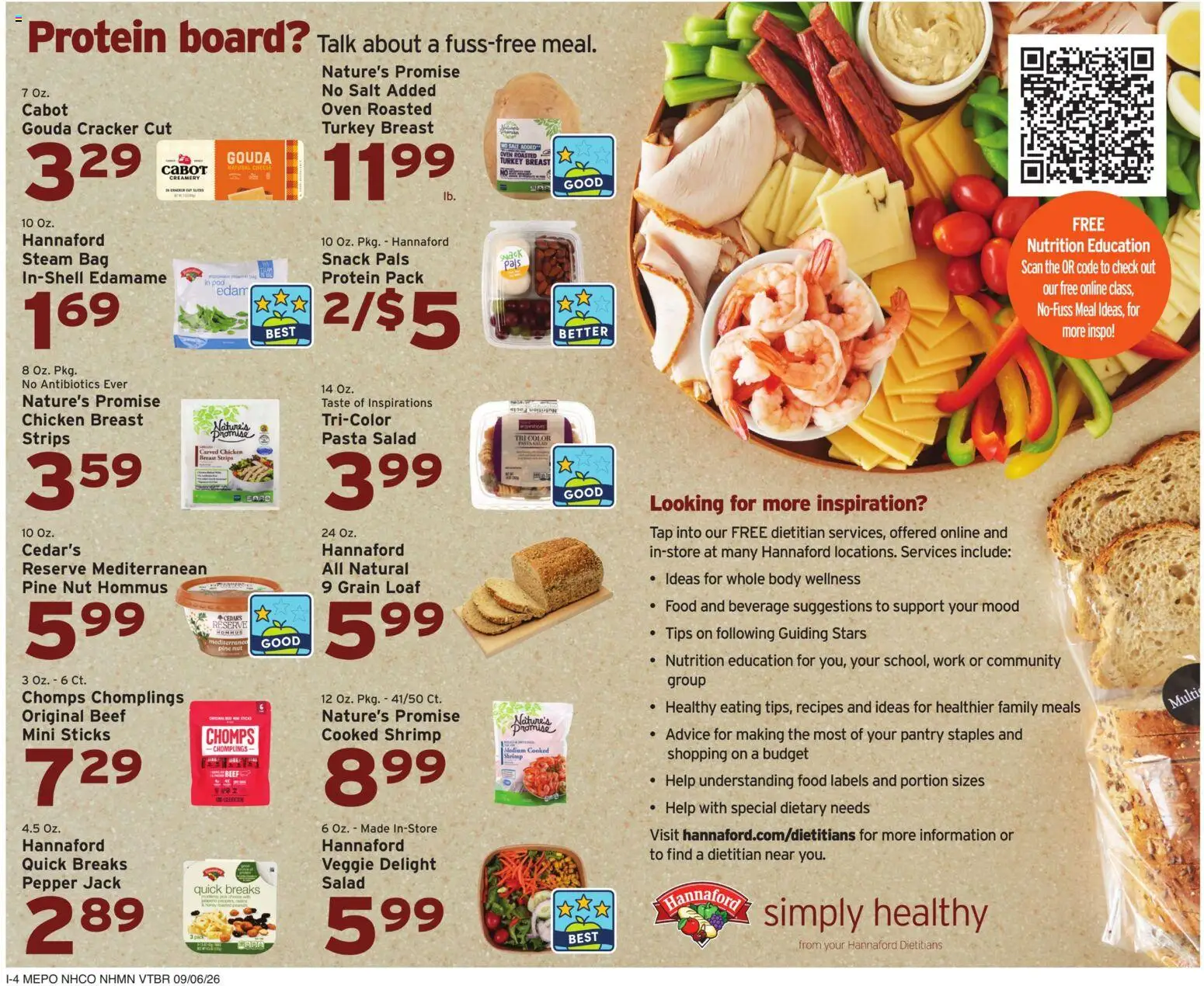 Hannaford Weekly Ad - valid from 09/06/2026 | Page: 17 | Products: Turkey, Chicken, Salad, Oven