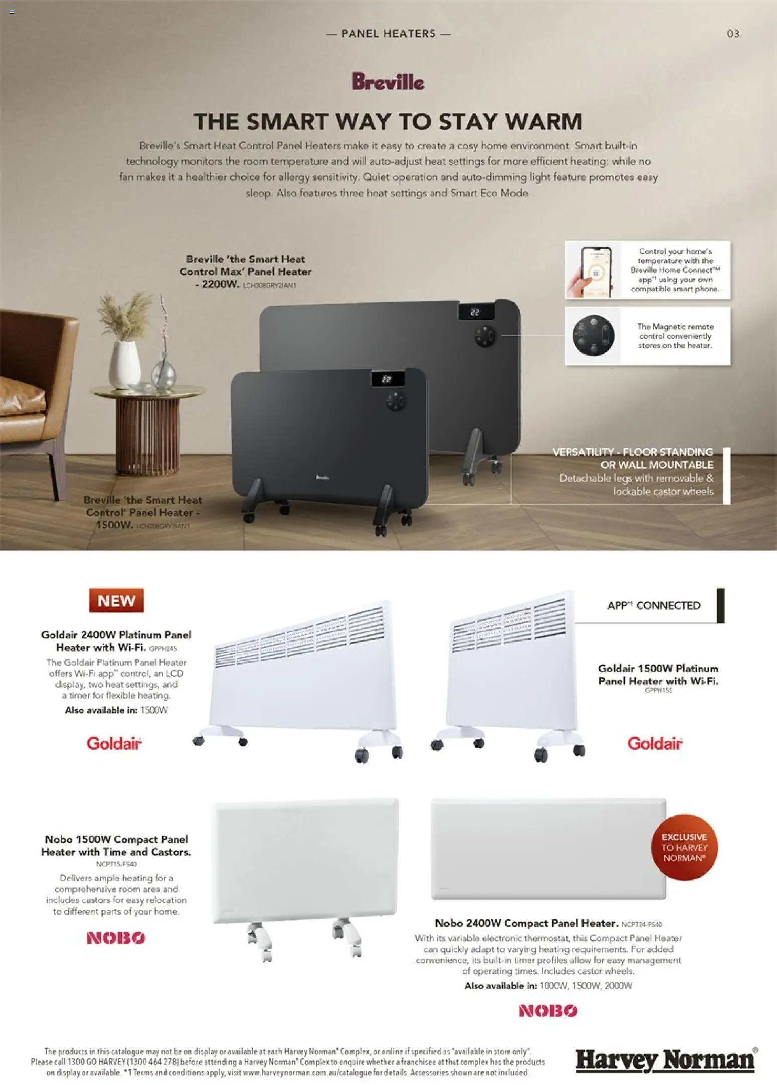 Harvey Norman catalogue - valid from 21.04.2026 | Page: 3 | Products: Light, Accessories, Fan, Allergy