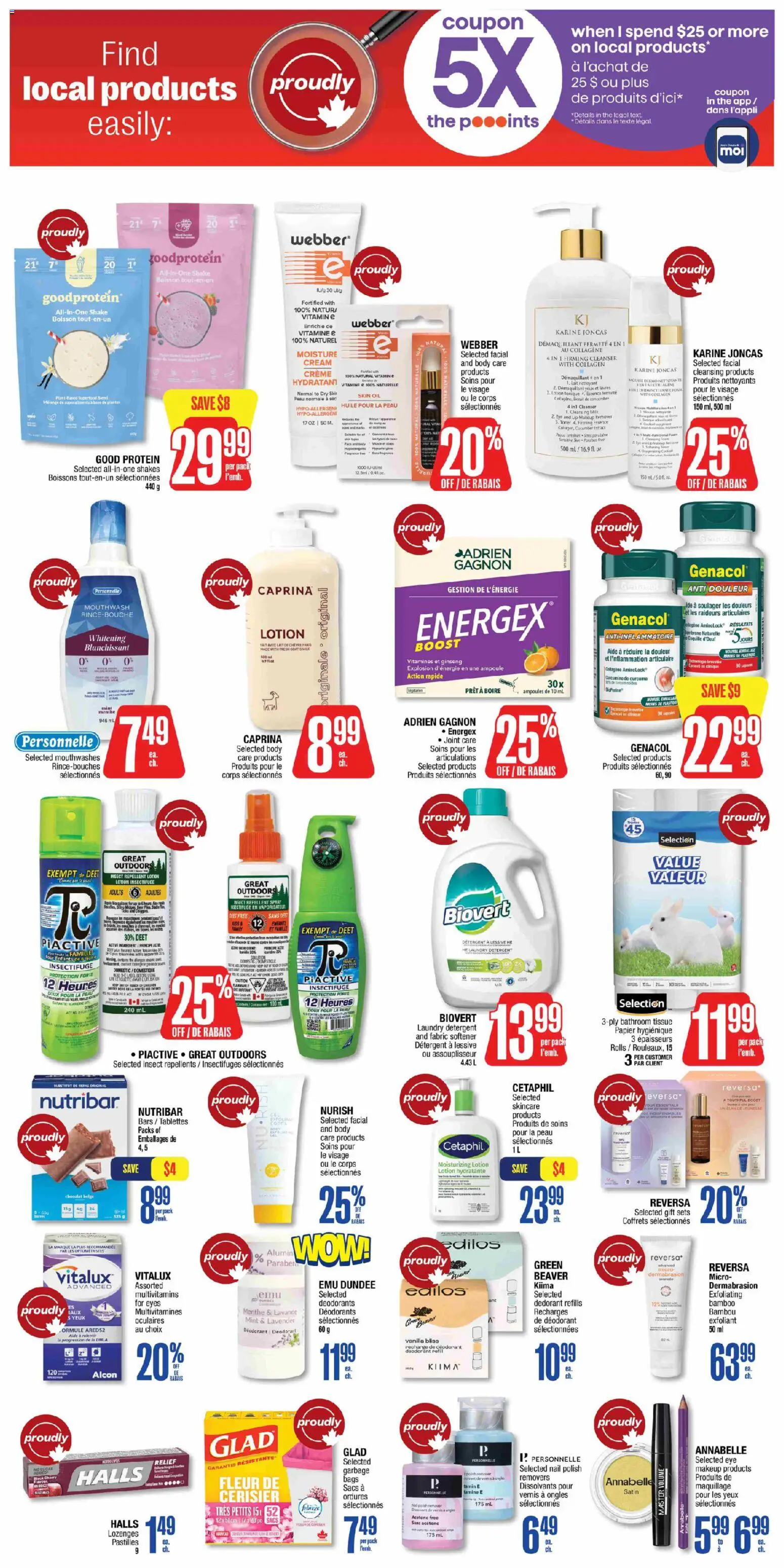 Jean Coutu flyer valid from Jun 25, 2026 | Page: 10 | Products: Cream, Deodorant, Fabric softener, Oil