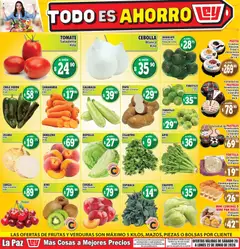 Vista previa de Casa Ley folleto Las ofertas de frutas y verdunas La Paz, nuevo folleto de la tienda, válido en México a partir del 20.06.2026