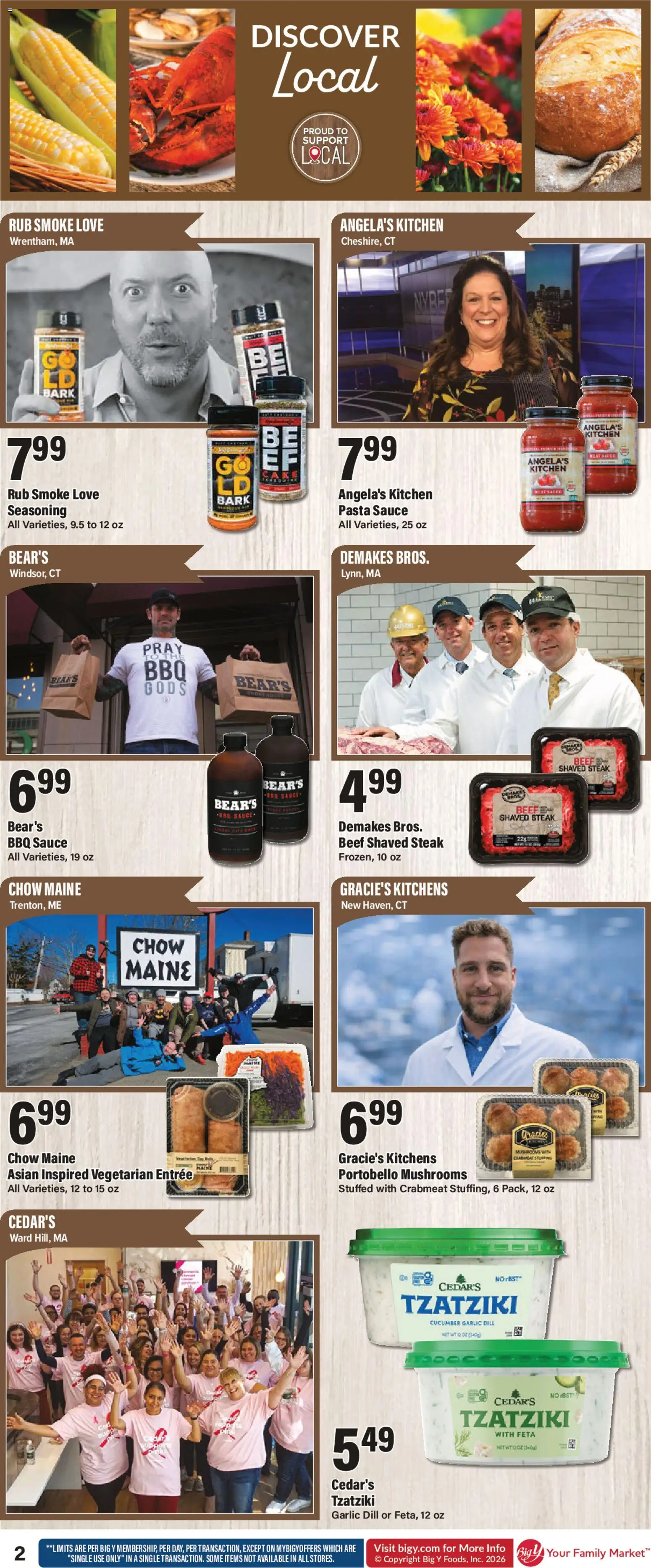 Big Y Weekly Ad - valid from 07/23/2026 | Page: 3 | Products: Pasta, Sauce, Garlic, Dill