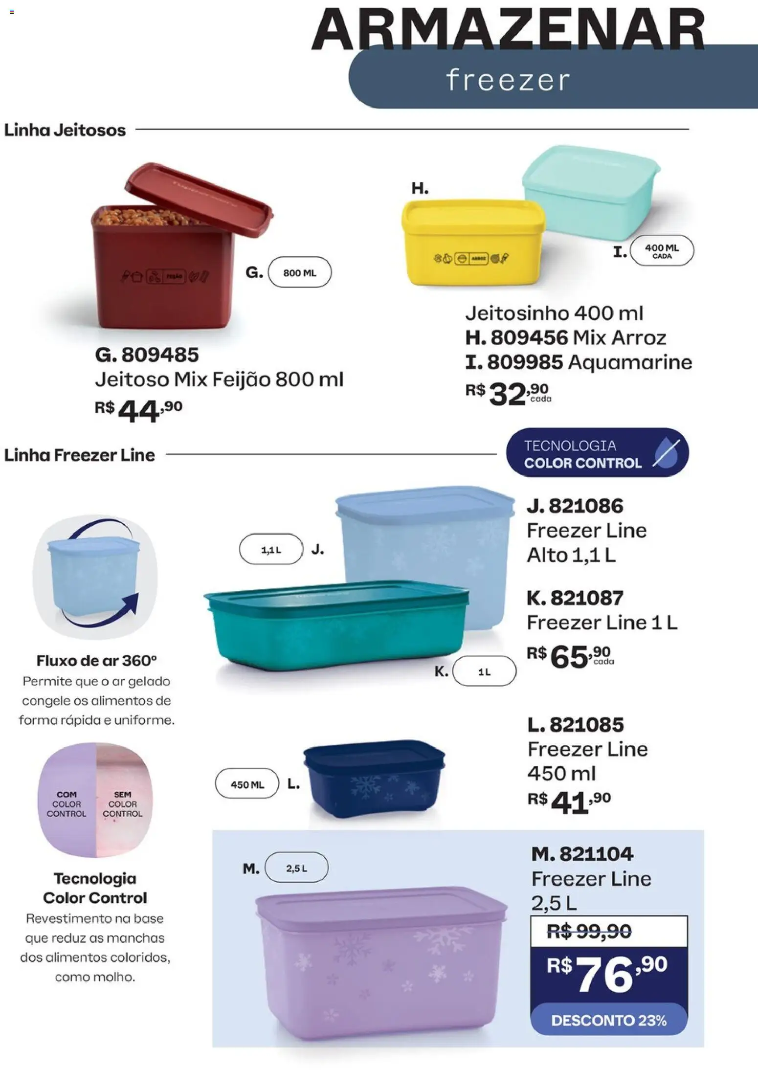 Tupperware Folheto - válido de 01/08/2026 | Página: 33 | Produtos: Feijão, Freezer, Arroz, Alimentos