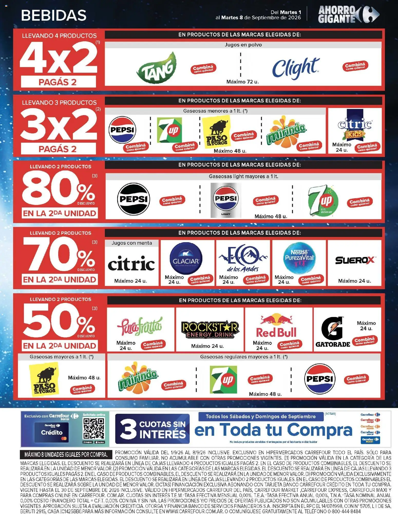 Carrefour - Carrefour Hiper │ válido desde el 01/09/2026 | Página: 14 | Productos: Teléfono, Sobre, Azucar, Polvo
