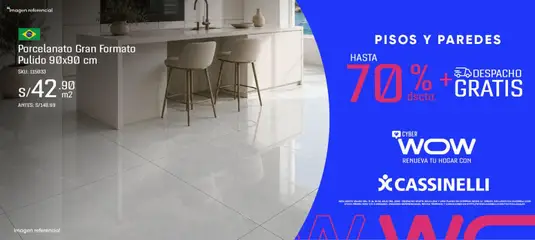 Vista previa de folleto Cassinelli Cyber Wow de la Cassinelli válido desde 13/07/2026