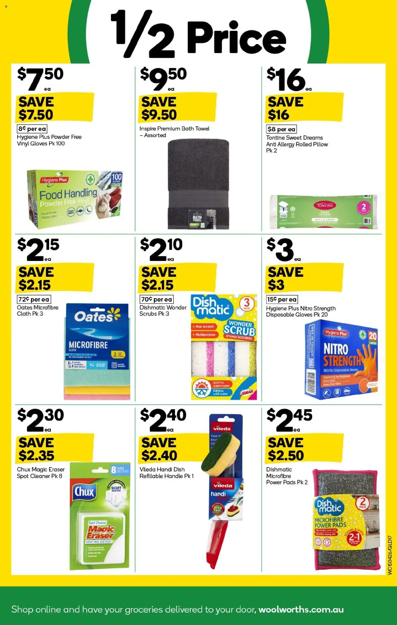 Woolworths catalogue - valid from 15.04.2026 | Page: 17 | Products: Cleaner, Water, Sponge, Allergy