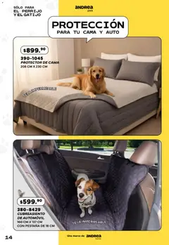 Vista previa de Andrea catálogo Pets, nuevo folleto de la tienda, válido en México a partir del 24/05/2026 | Página: 14 | Productos: Cama