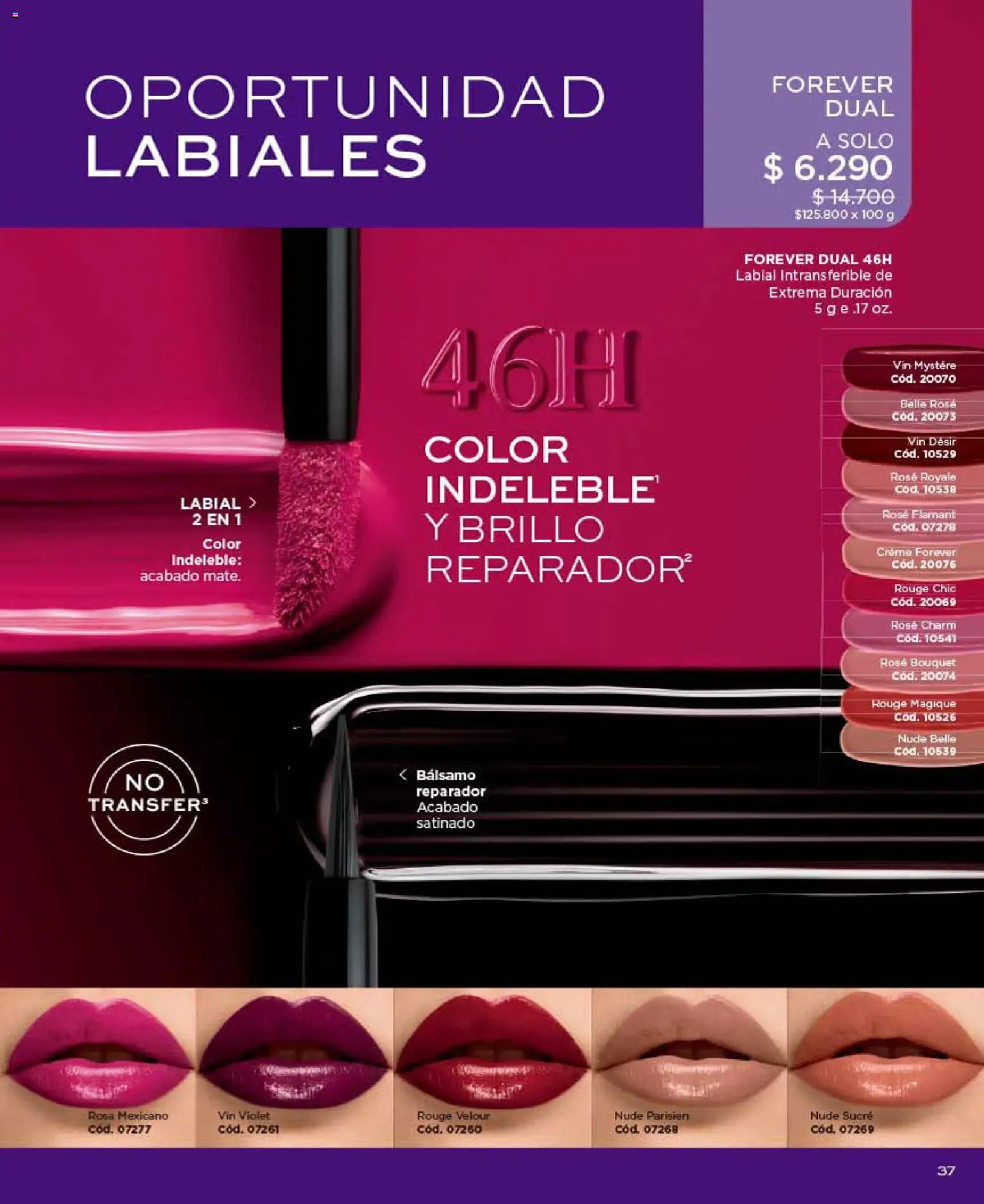 Catálogo L'Bel Campaña 10 │ válido desde el 01.06.2026 | Página: 37 | Productos: Brillo, Bálsamo, Labial