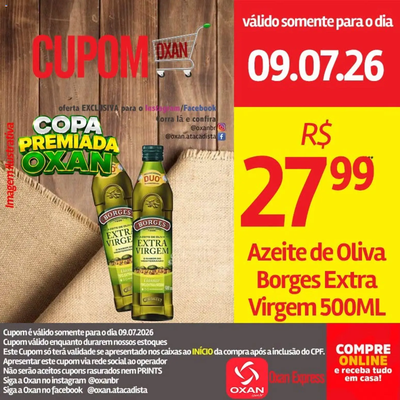 Oxan Atacadista Folheto - válido de 09/07/2026 | Página: 4 | Produtos: Copa, Azeite