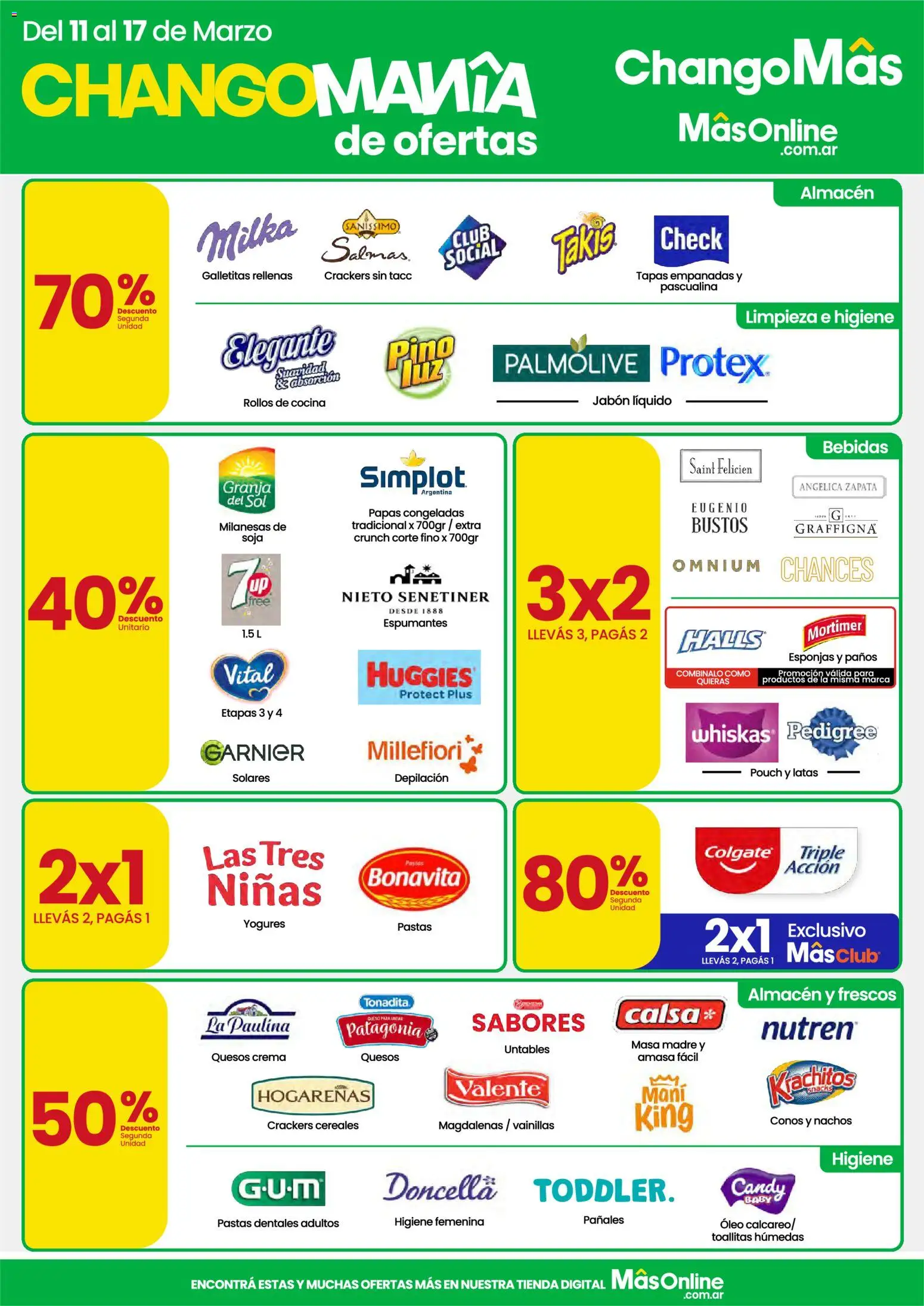 Punto Mayorista catálogo │ válido desde el 11.03.2026 | Página: 2 | Productos: Galletitas, Jabón líquido, Mani, Jabón