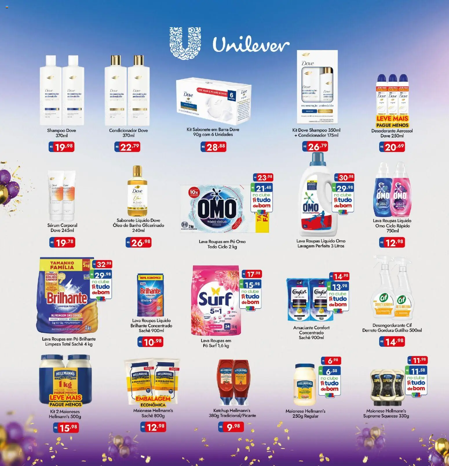 Supermercados Rondon Folheto - válido de 21/09/2026 | Página: 5 | Produtos: Shampoo, Roupas, Dove, Sabonete líquido