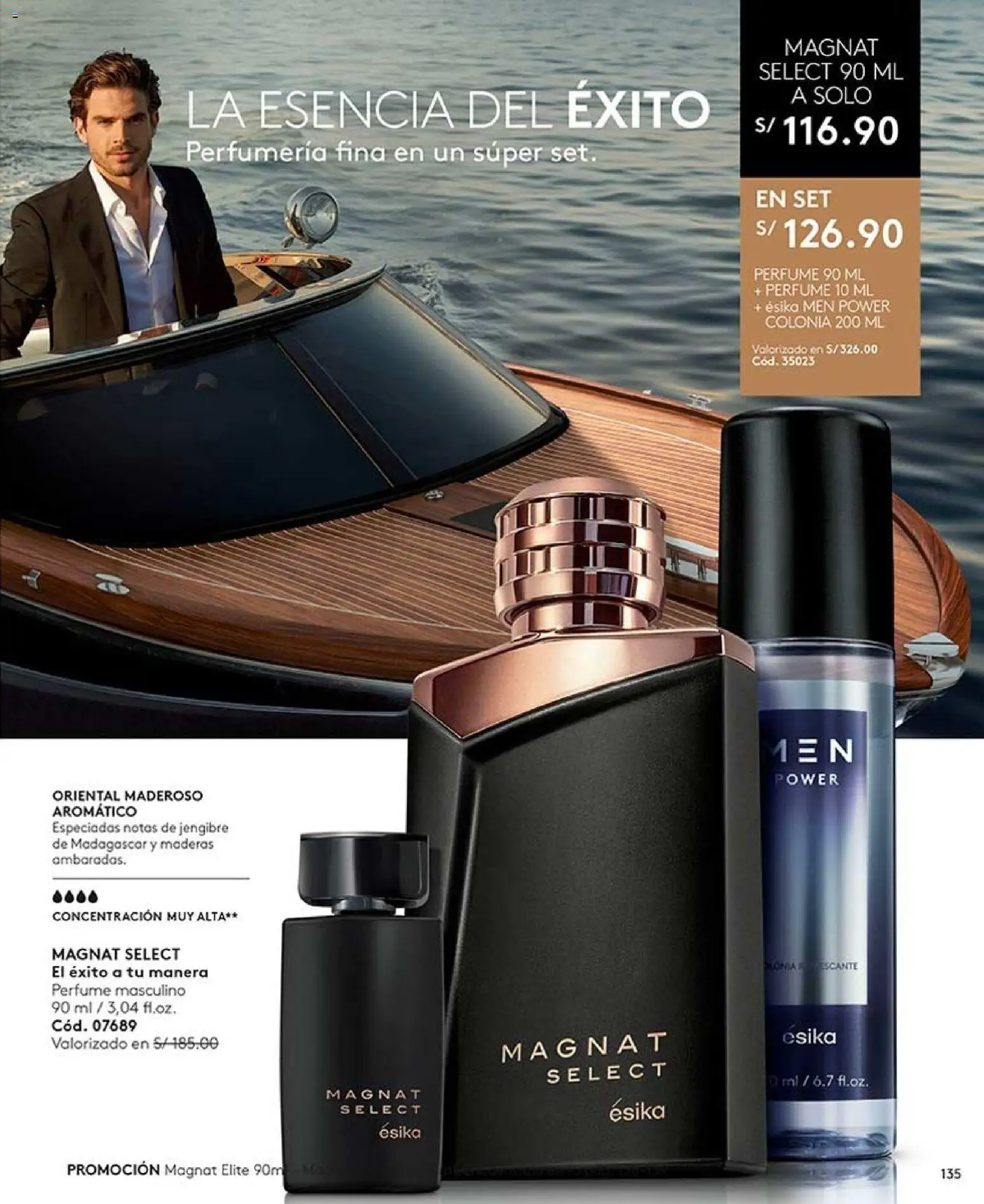 Catálogo Ésika válido desde 22/08/2026 | Página: 135 | Productos: Jengibre, Perfume