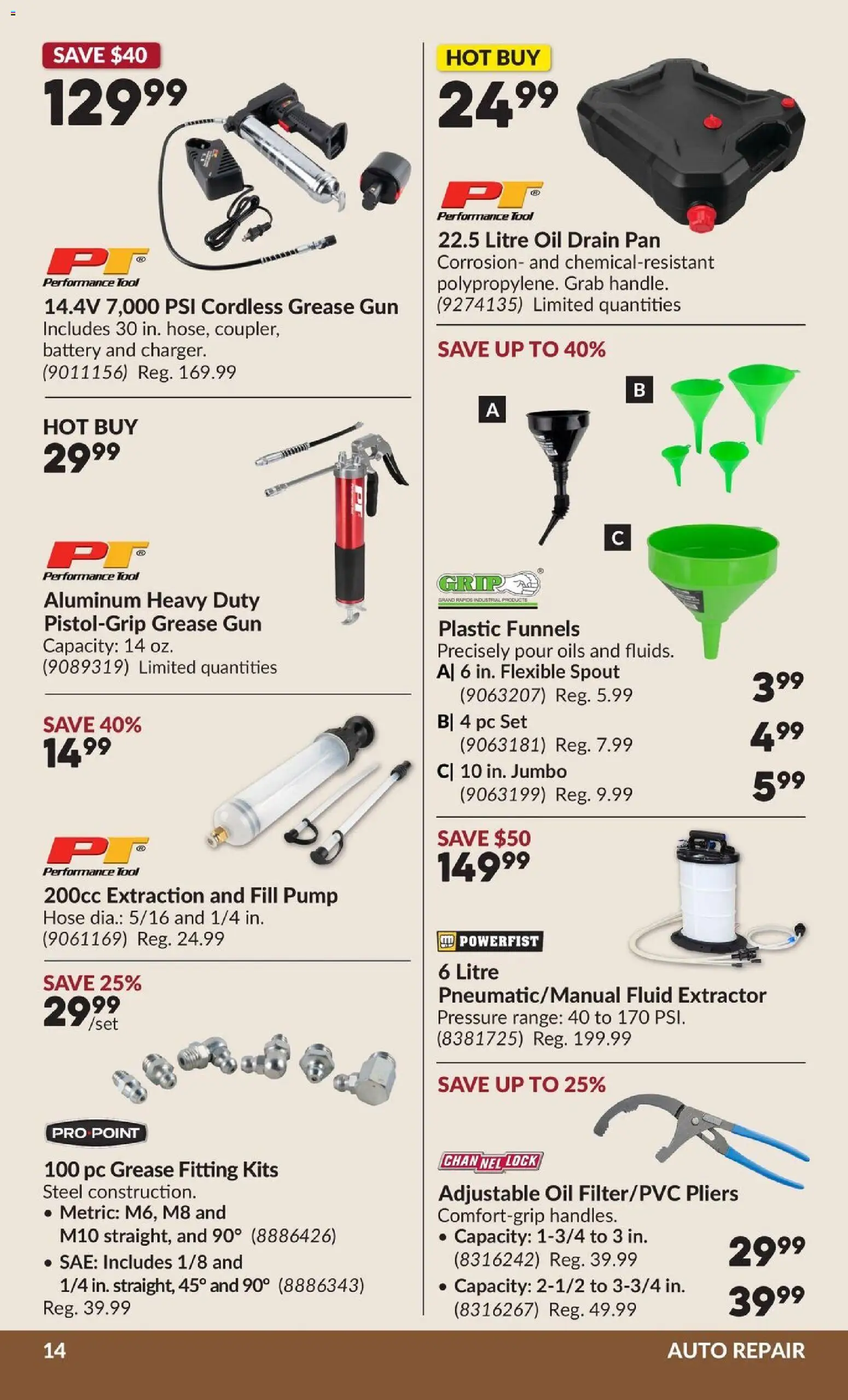 Princess Auto flyer valid from Oct 6, 2026 | Page: 19 | Products: PC, Battery, Oil