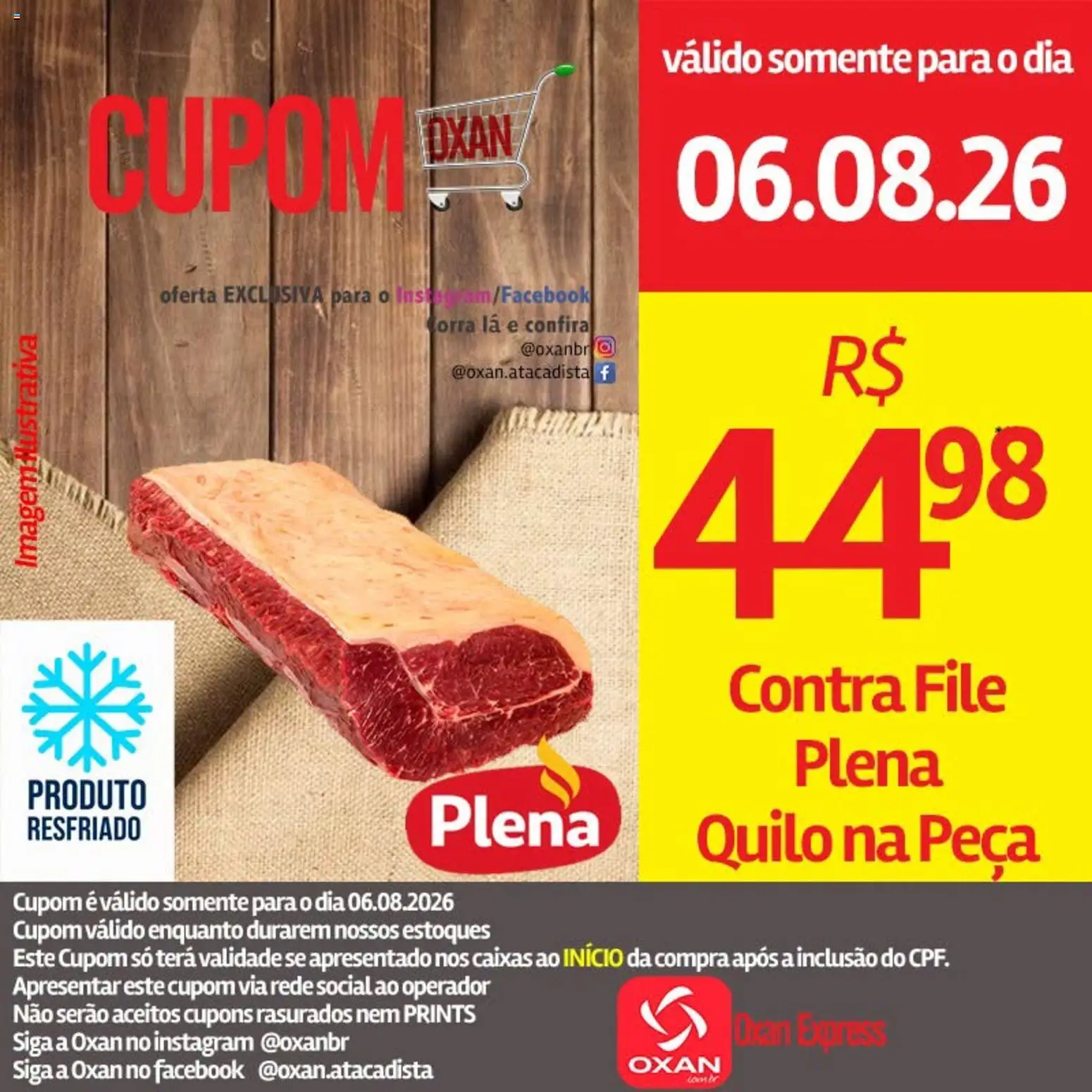 Oxan Atacadista Folheto - válido de 06/08/2026 | Página: 1