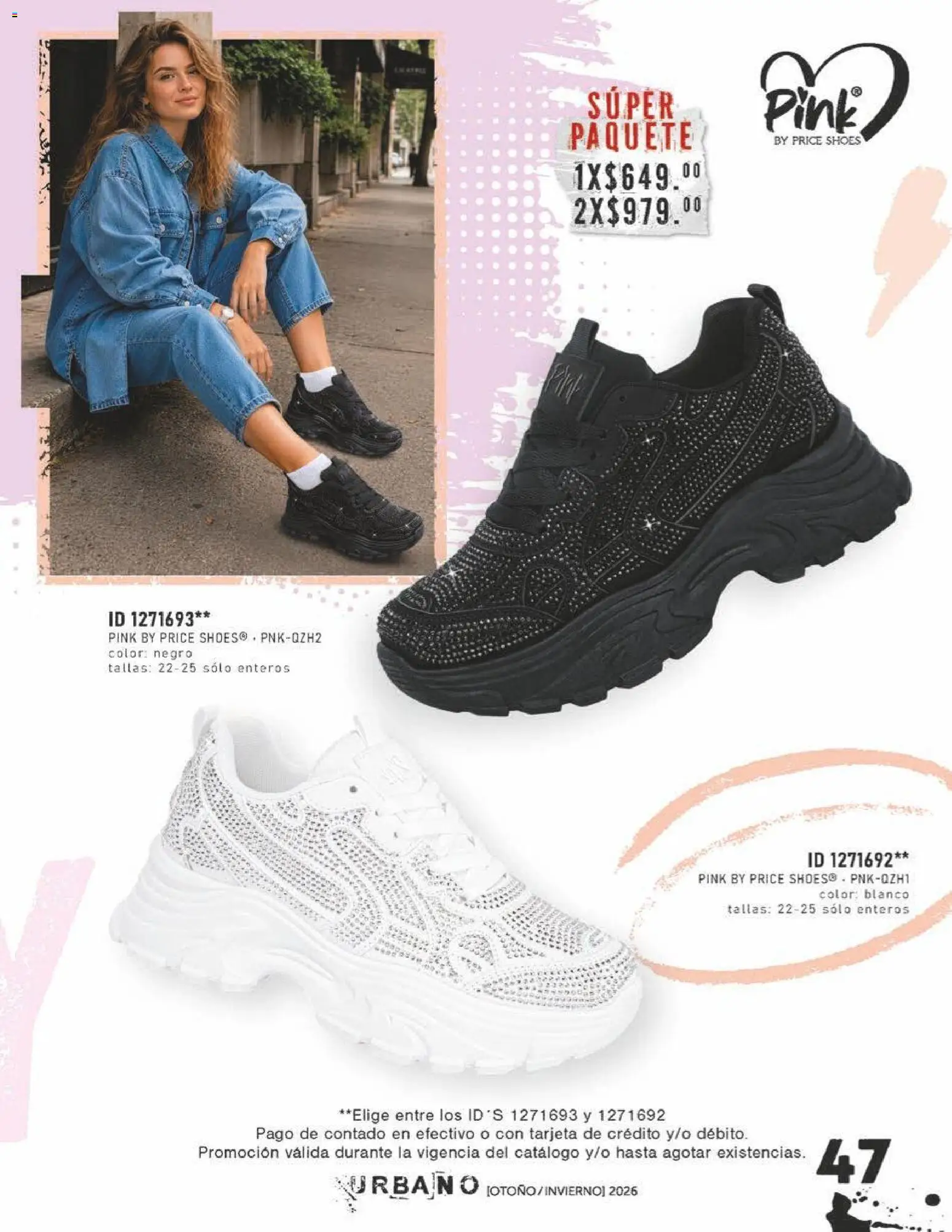 Nuevas ofertas de Price Shoes válidas en toda la República Mexicana desde el 31/07/2026. ¡Encuentra las mejores ofertas en Price Shoes catálogo Urbano! | Página: 47