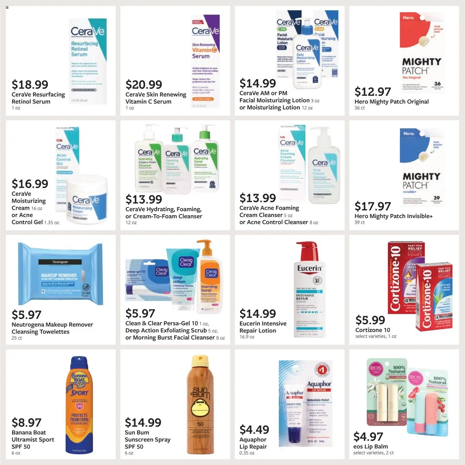 Fareway Monthly Ad - valid from 04.05.2026 | Page: 37 | Products: Vitamin, Makeup Remover, Sunscreen, Cream