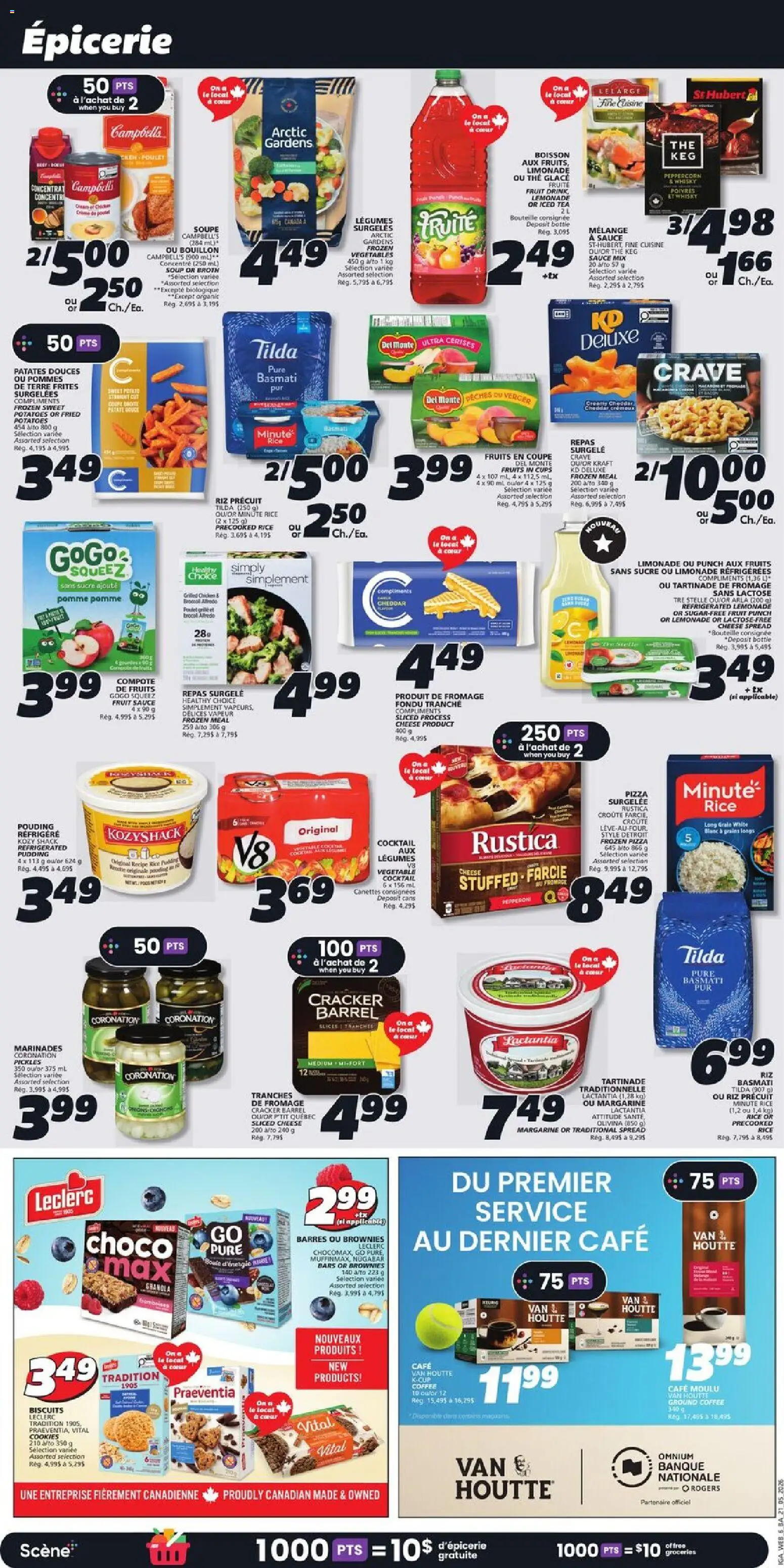 IGA flyer valid from 21.05.2026 | Page: 10 | Products: Potatoes, Coffee, Pizza, Chicken