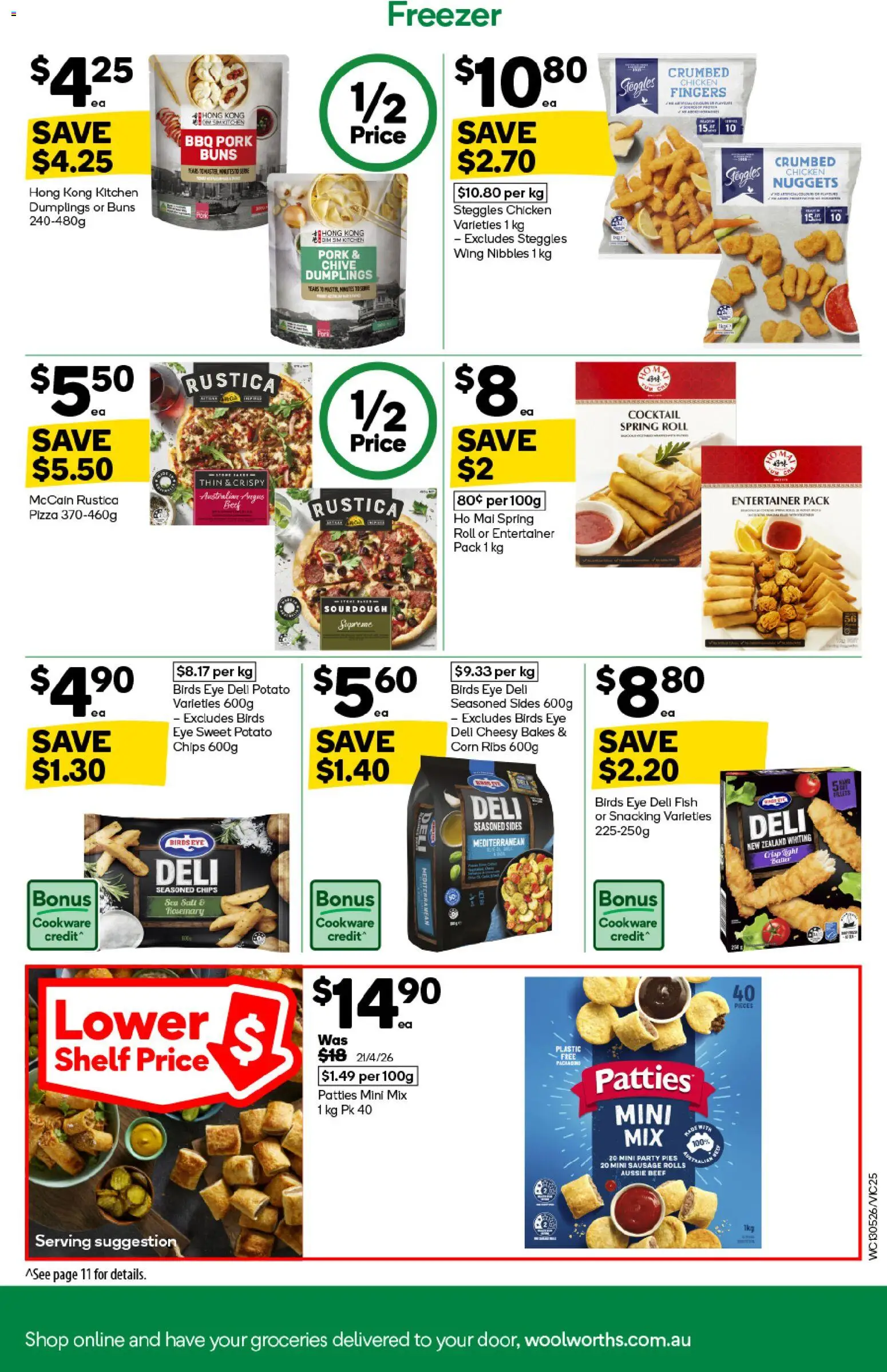 Woolworths catalogue - valid from 13.05.2026 | Page: 25 | Products: Shelf, Light, Pork, Pies