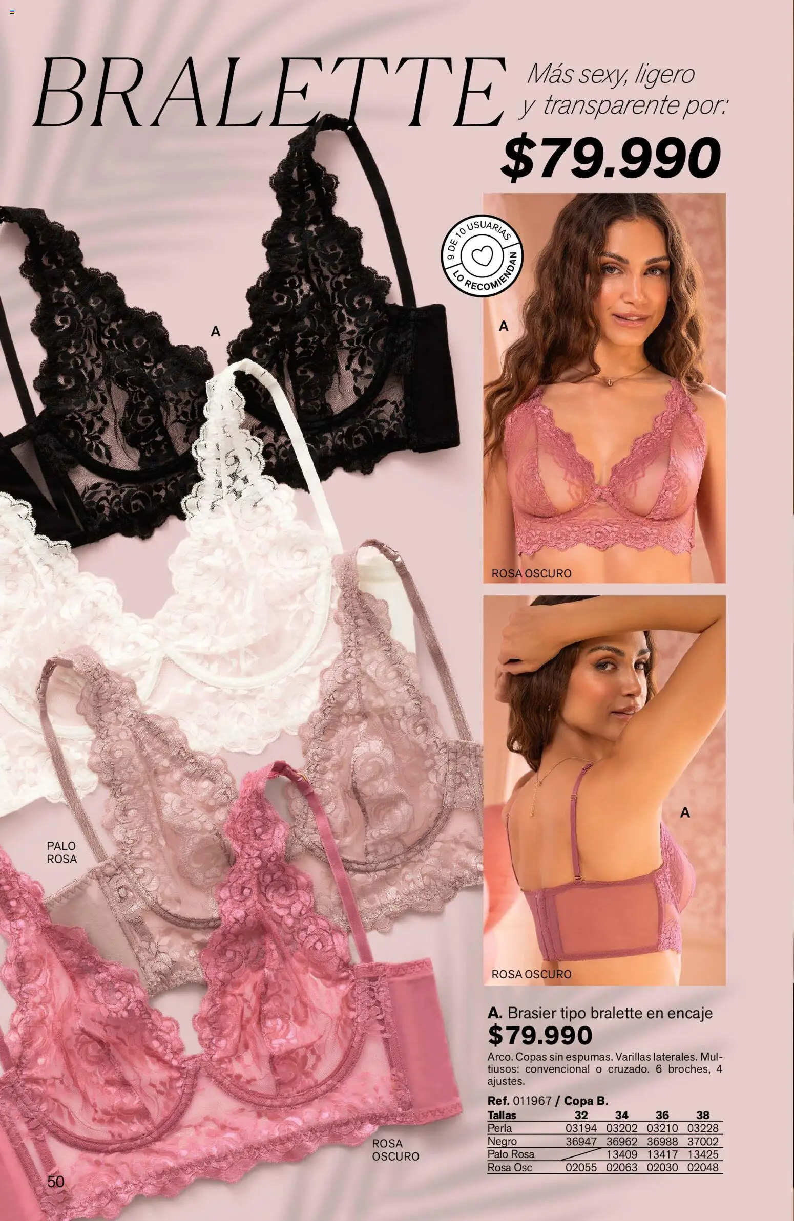 Leonisa revista - valida desde el 01/10/2026 | Página: 50 | Productos: Brasier
