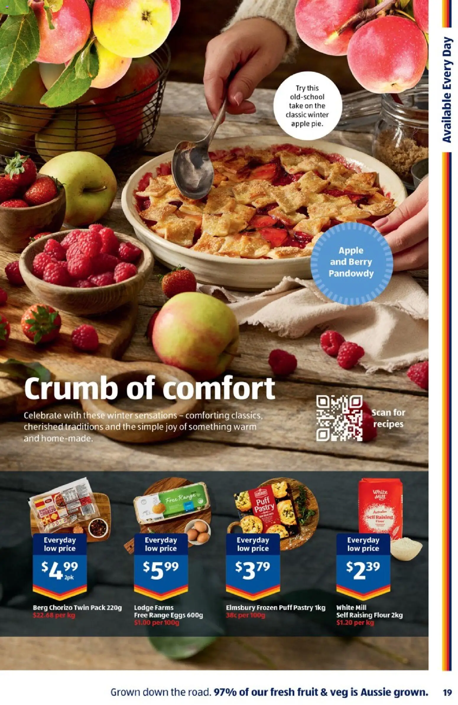 Aldi catalogue - valid from 29/07/2026 | Page: 19 | Products: Eggs, Flour, Pastry, Fruit