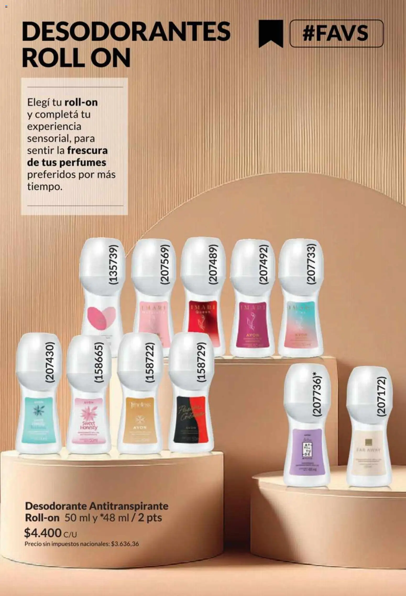 Catálogo AVON Campaña 5/2026 │ válido desde el 01.05.2026 | Página: 176 | Productos: Desodorante, Antitranspirante